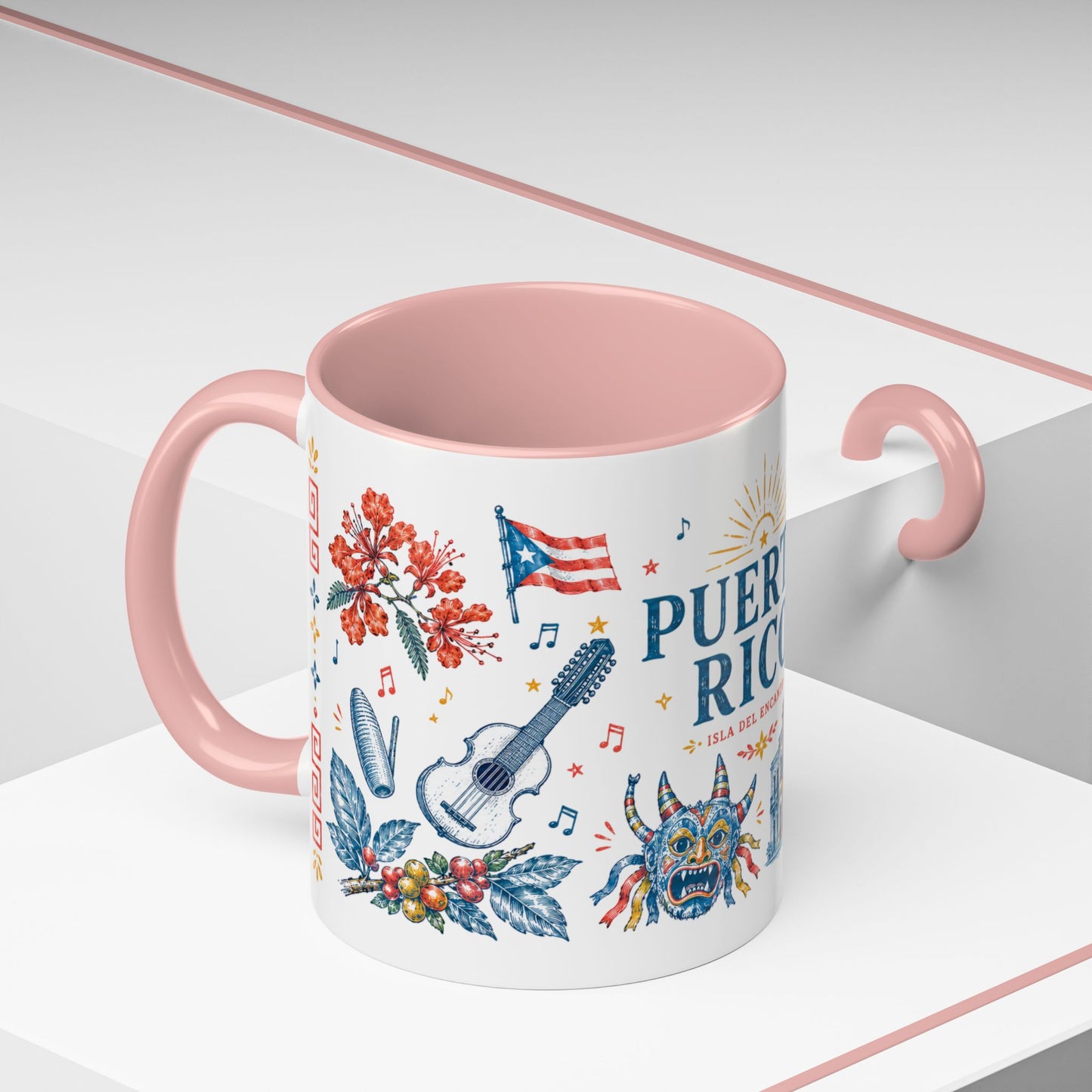 Puerto Rico Ceramic Coffee Mug | Travel Souvenir