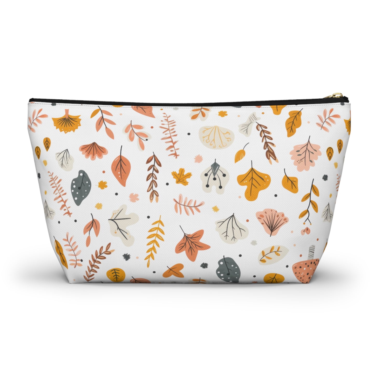 Autumn Leaves Cosmetic Pouch | Zipper Makeup Bag