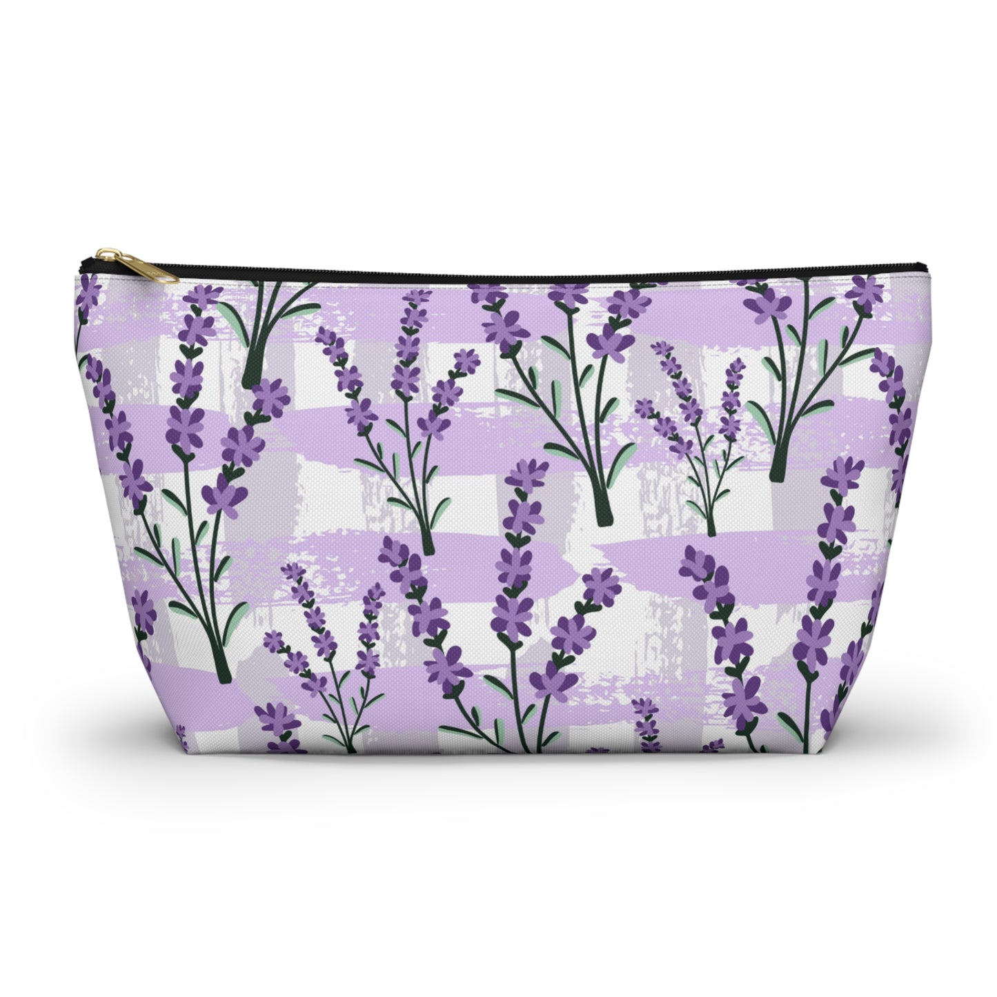 Lavender Cosmetic Pouch |  Zipper Makeup Bag