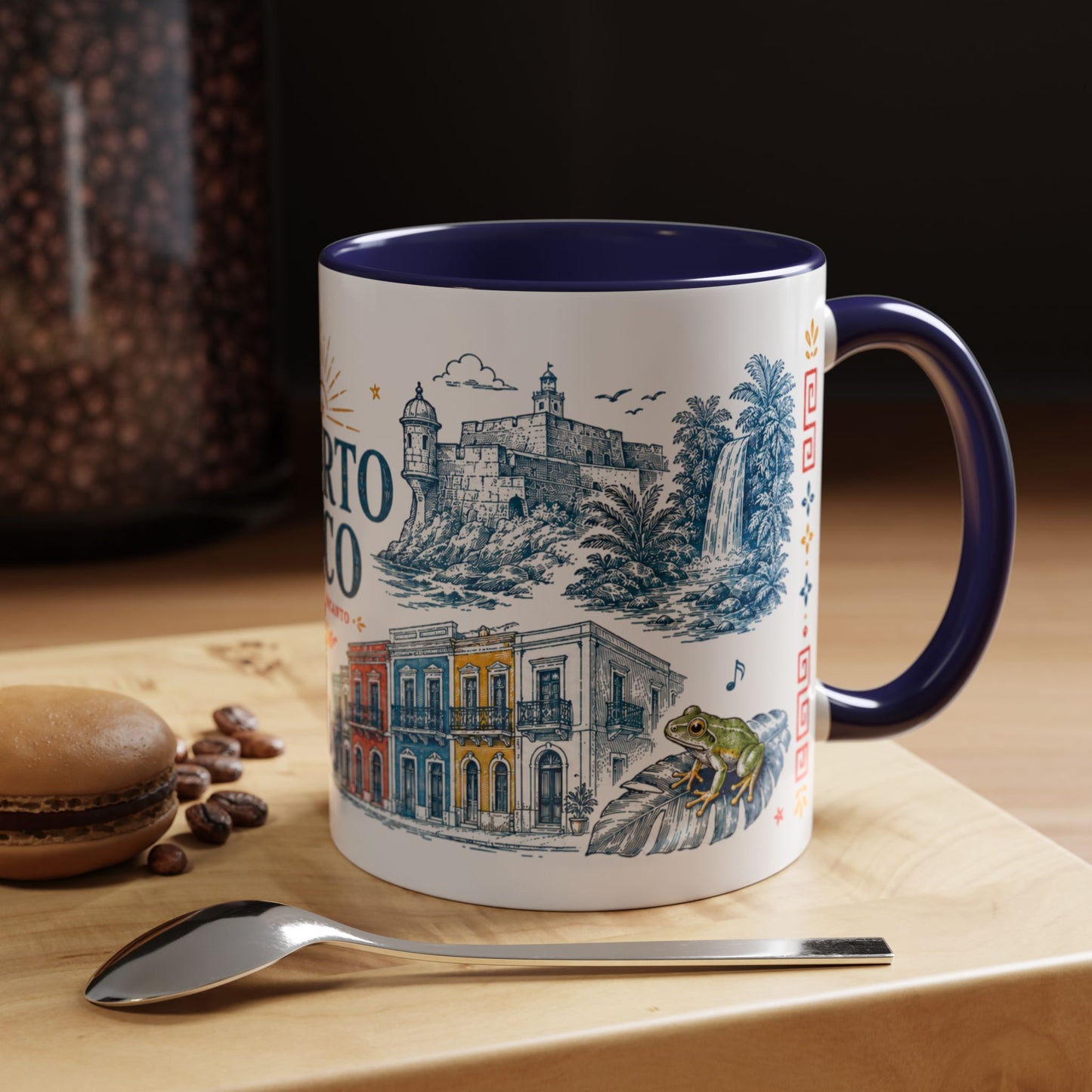 Puerto Rico Ceramic Coffee Mug | Travel Souvenir