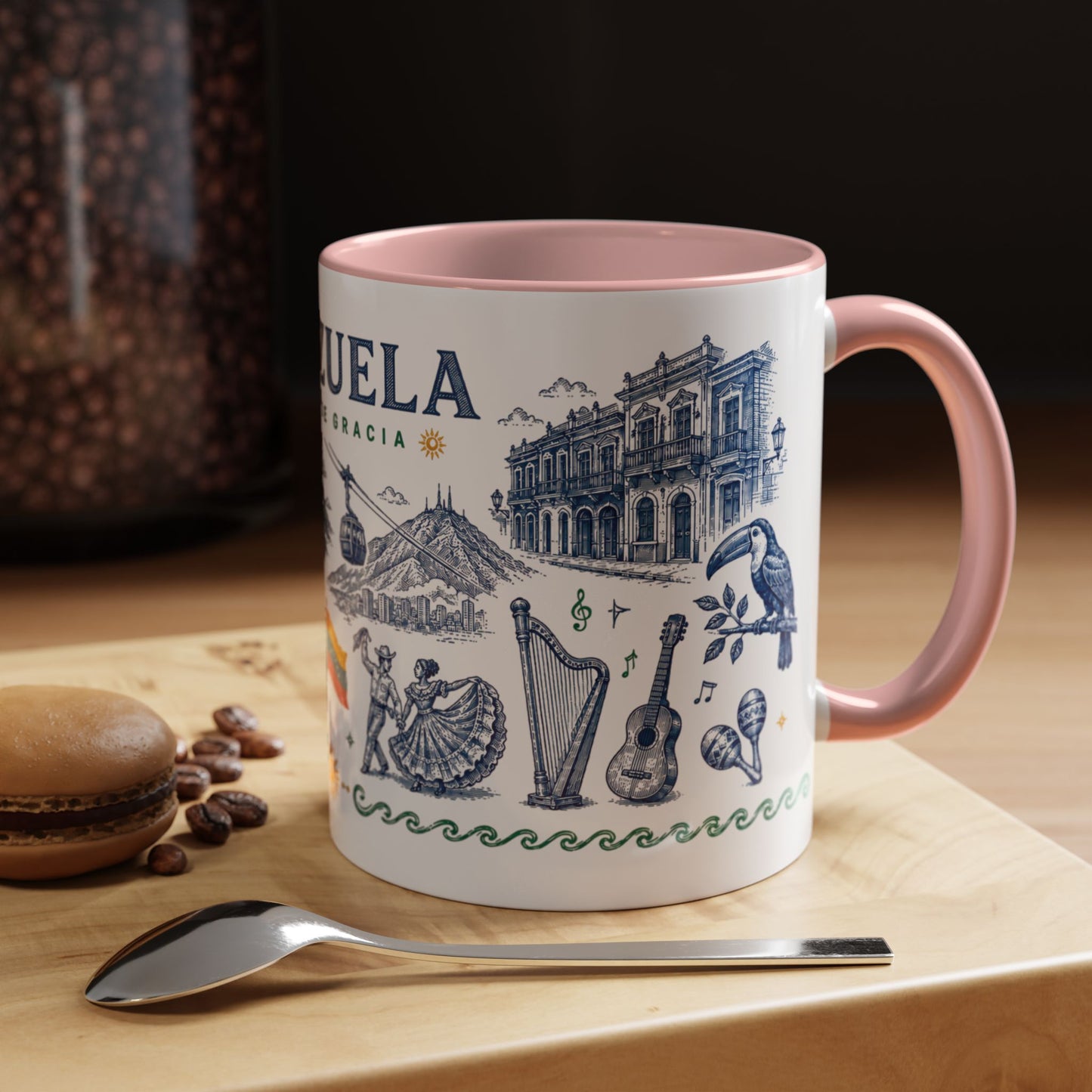 Venezuela Ceramic Coffee Mug | Travel Souvenir