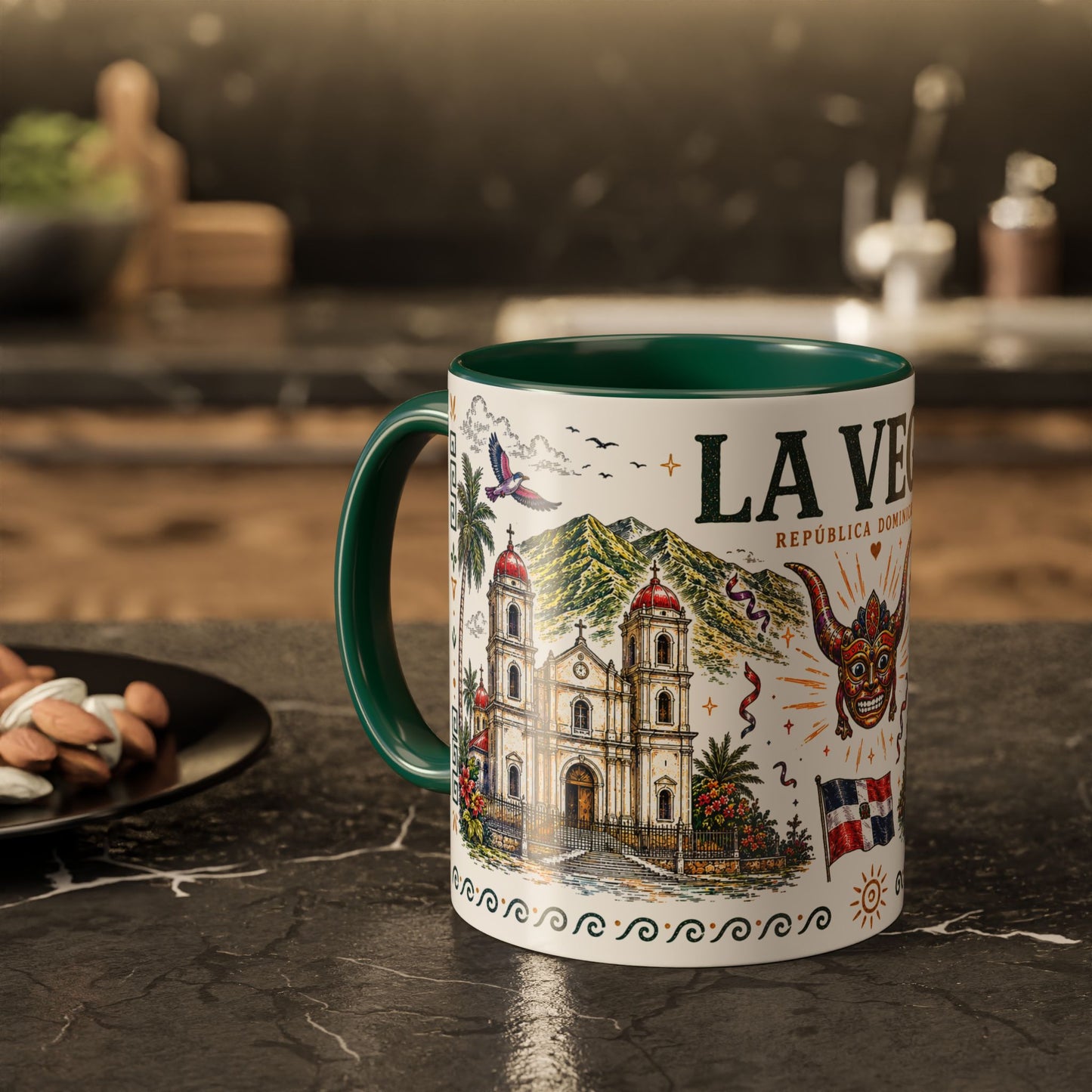 La Vega Dominican Republic Mug | Vintage Dominican Heritage Coffee Cup