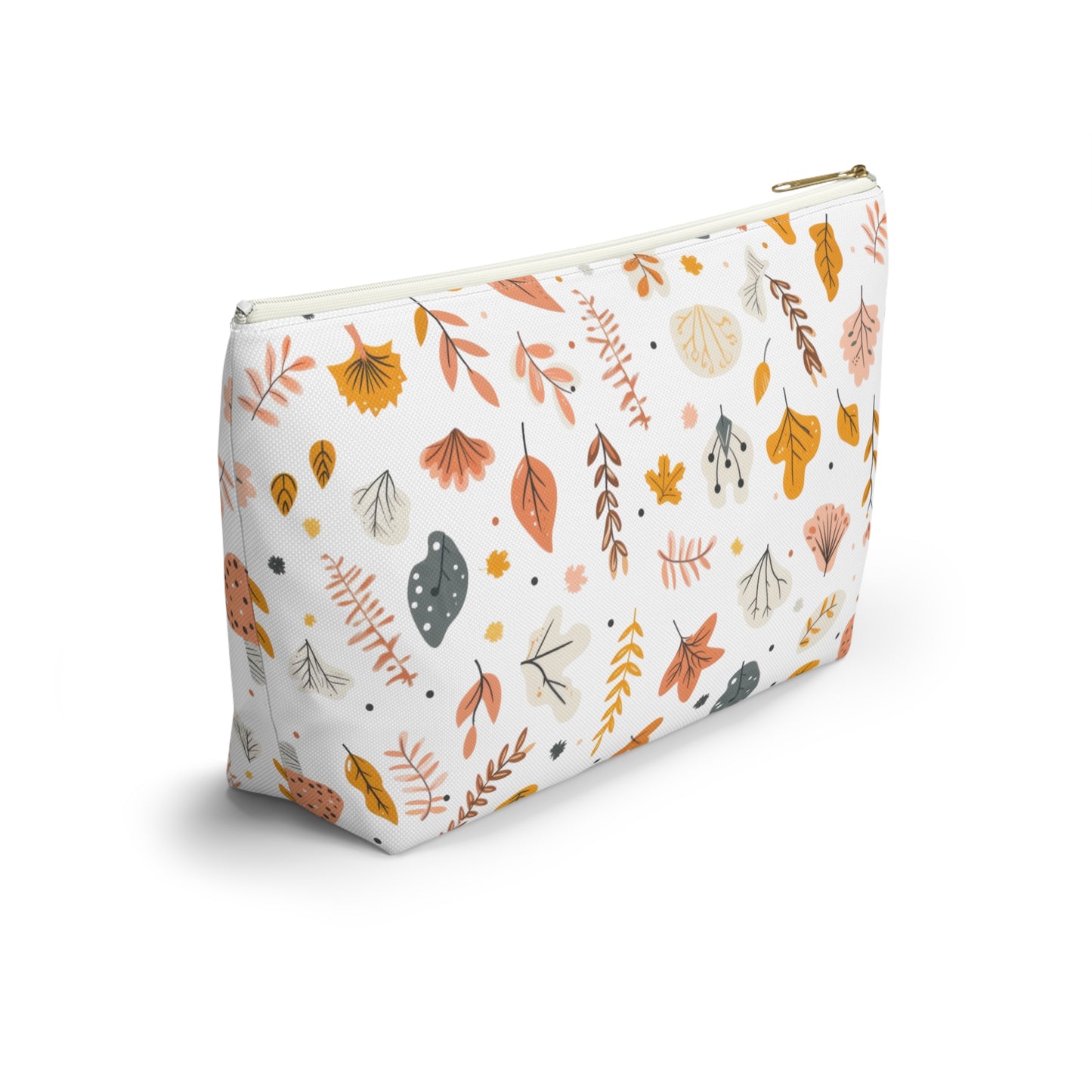 Autumn Leaves Cosmetic Pouch | Zipper Makeup Bag
