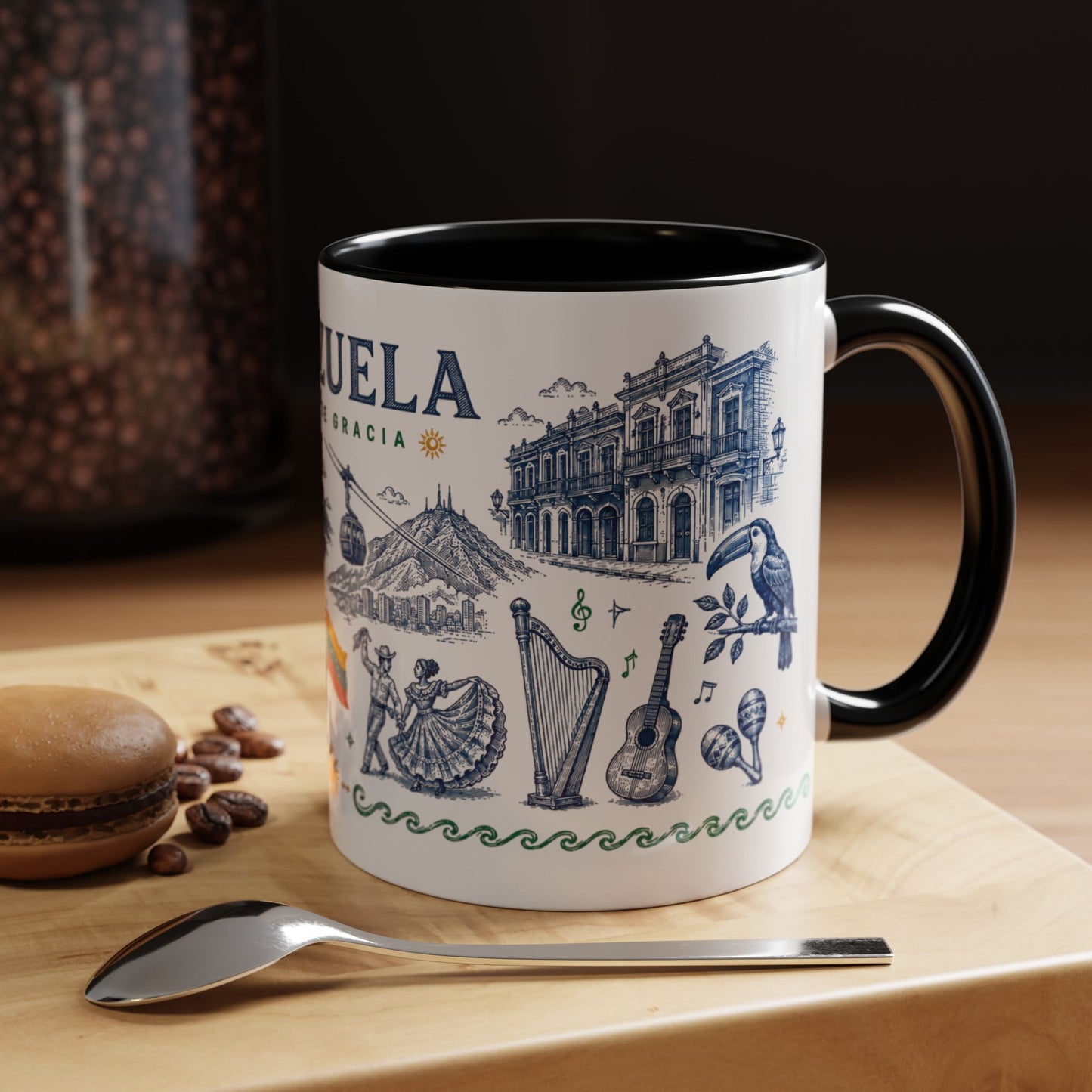 Venezuela Ceramic Coffee Mug | Travel Souvenir
