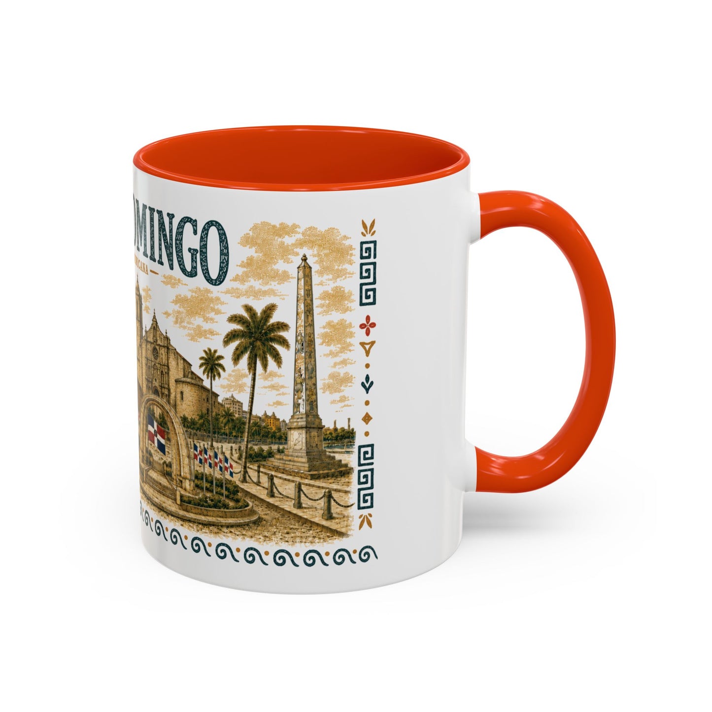 Santo Domingo Dominican Republic Mug | Illustration Ceramic Coffee Mug | Dominican Souvenir Gift