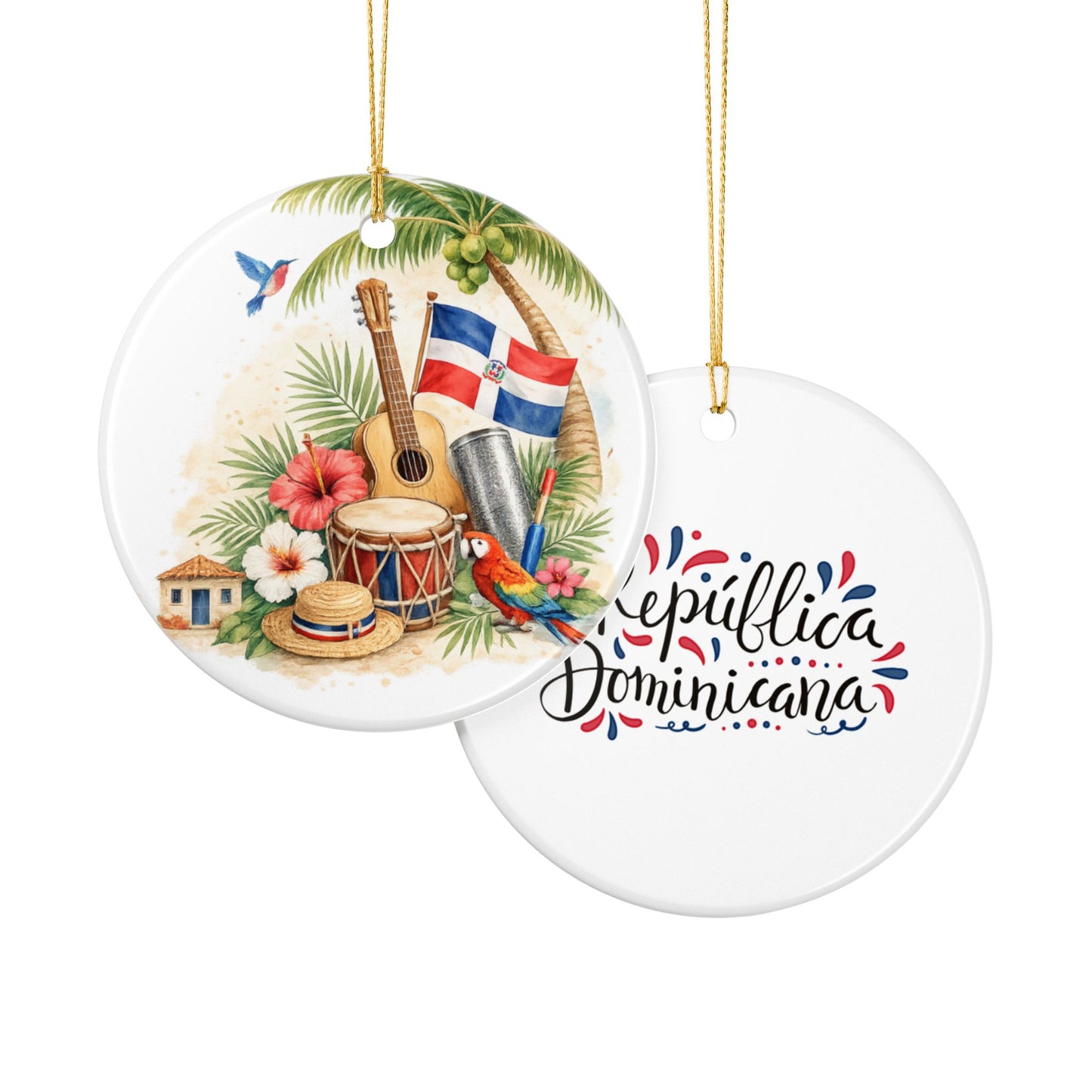República Dominicana Ceramic Ornament