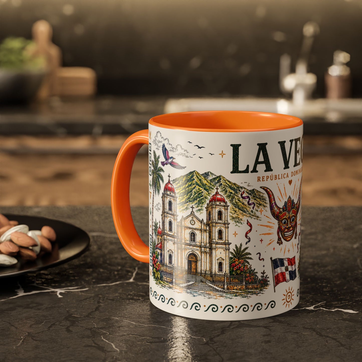 La Vega Dominican Republic Mug | Vintage Dominican Heritage Coffee Cup
