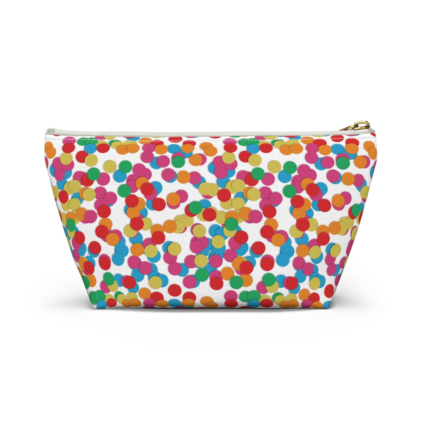 Confetti Dot Cosmetic Pouch | Zipper Makeup Bag