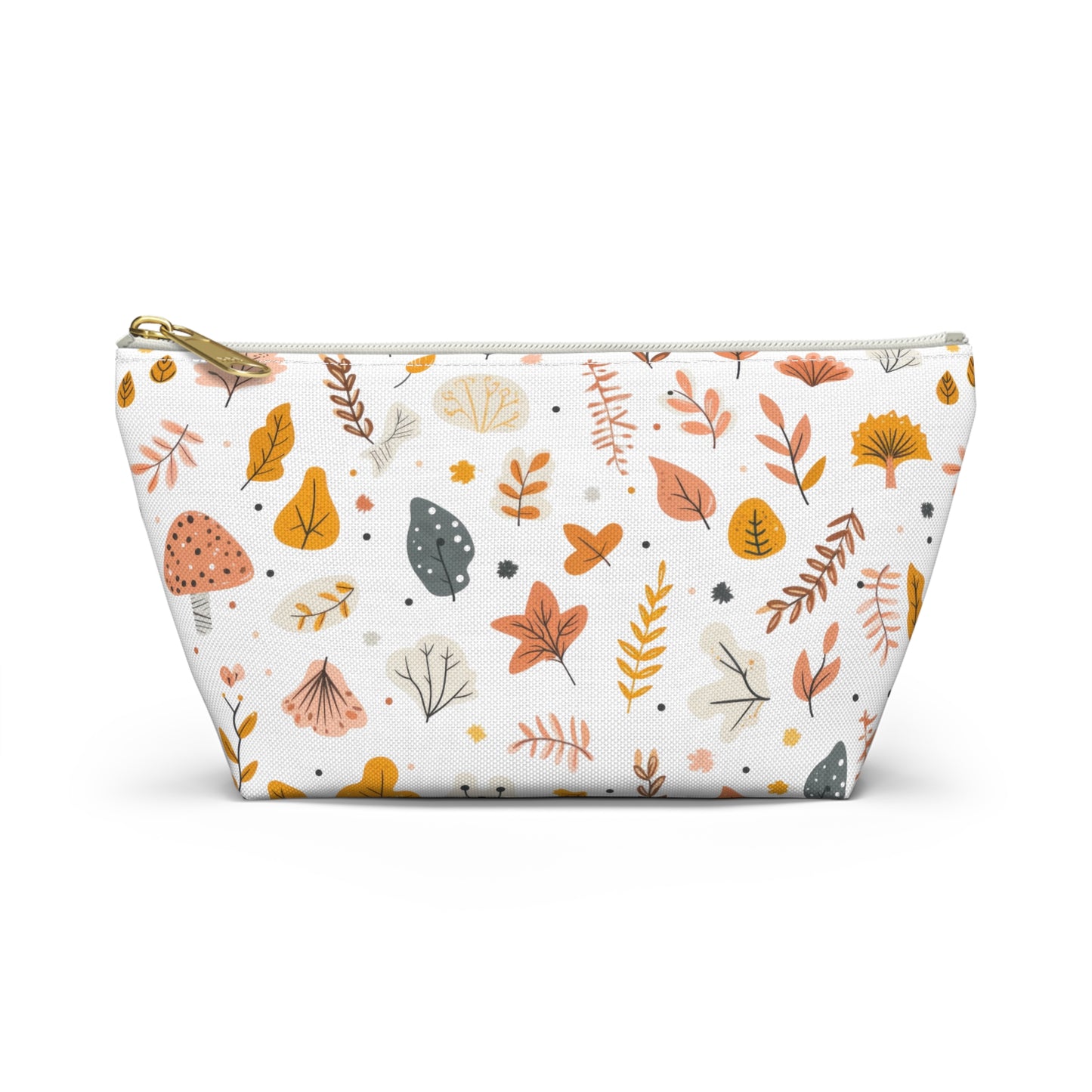 Autumn Leaves Cosmetic Pouch | Zipper Makeup Bag