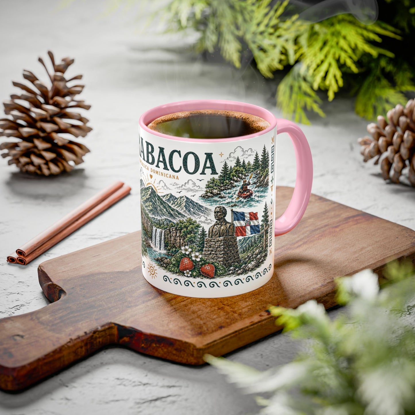 Jarabacoa Dominican Republic Mug | Vintage Dominican Heritage Coffee Cup