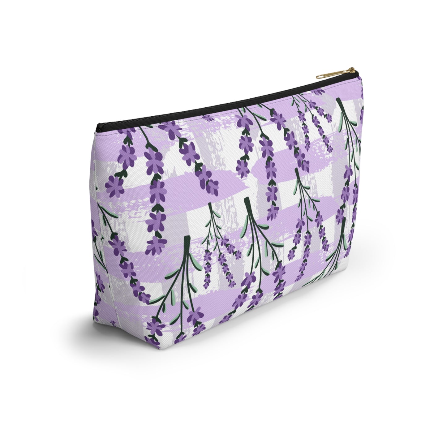 Lavender Cosmetic Pouch |  Zipper Makeup Bag