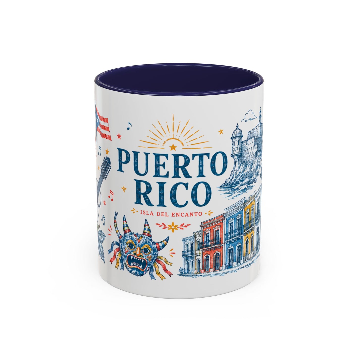 Puerto Rico Ceramic Coffee Mug | Travel Souvenir