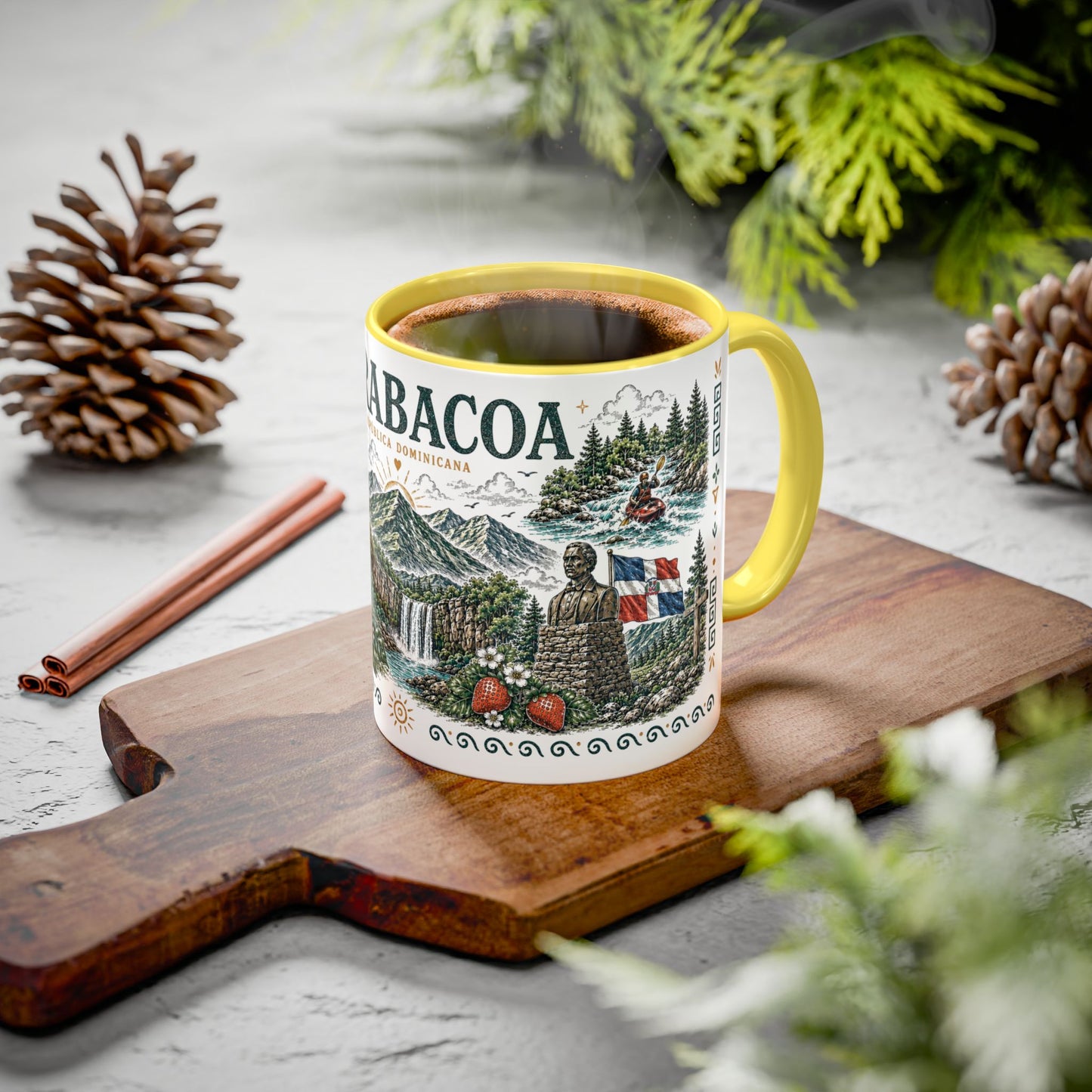 Jarabacoa Dominican Republic Mug | Vintage Dominican Heritage Coffee Cup