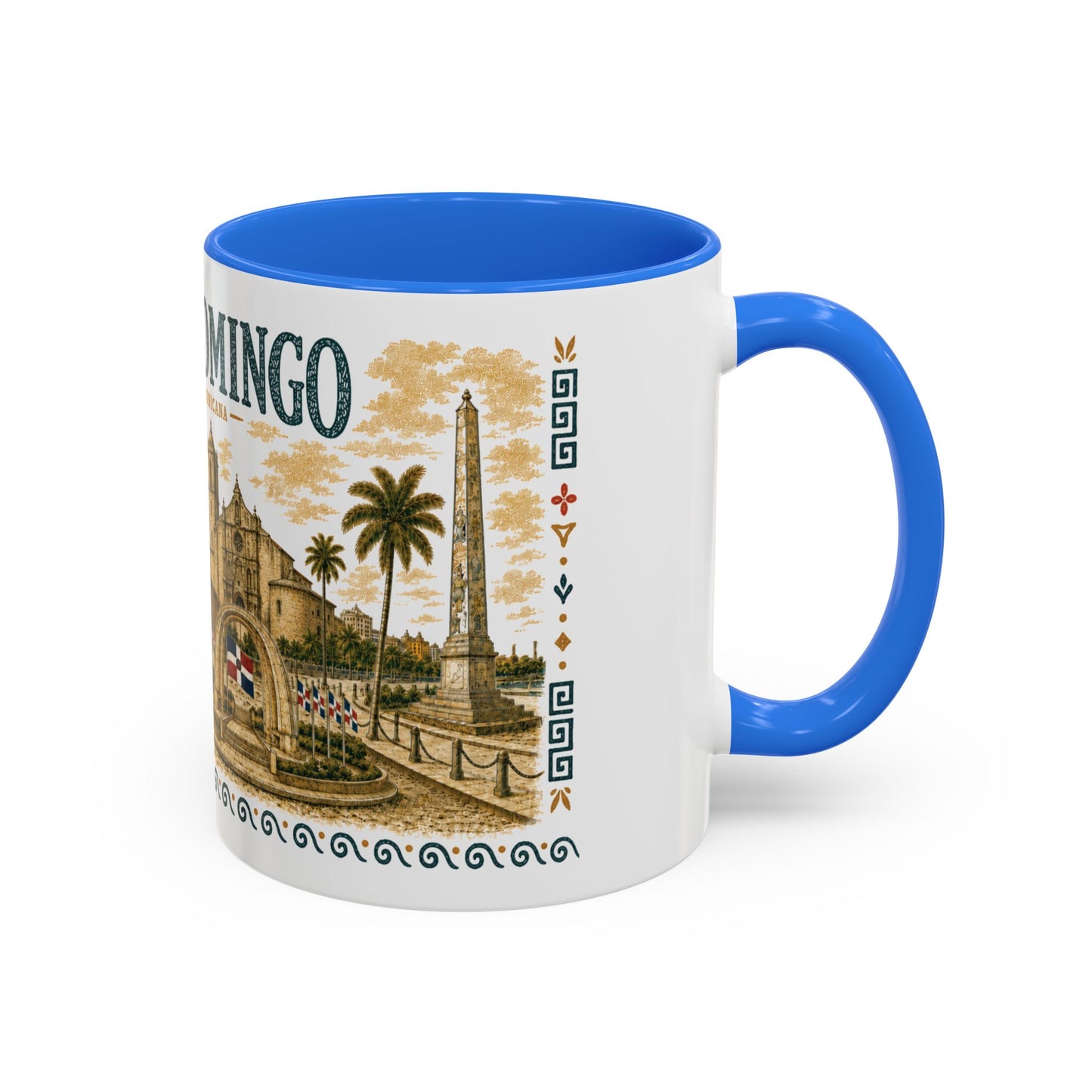 Santo Domingo Dominican Republic Mug | Illustration Ceramic Coffee Mug | Dominican Souvenir Gift