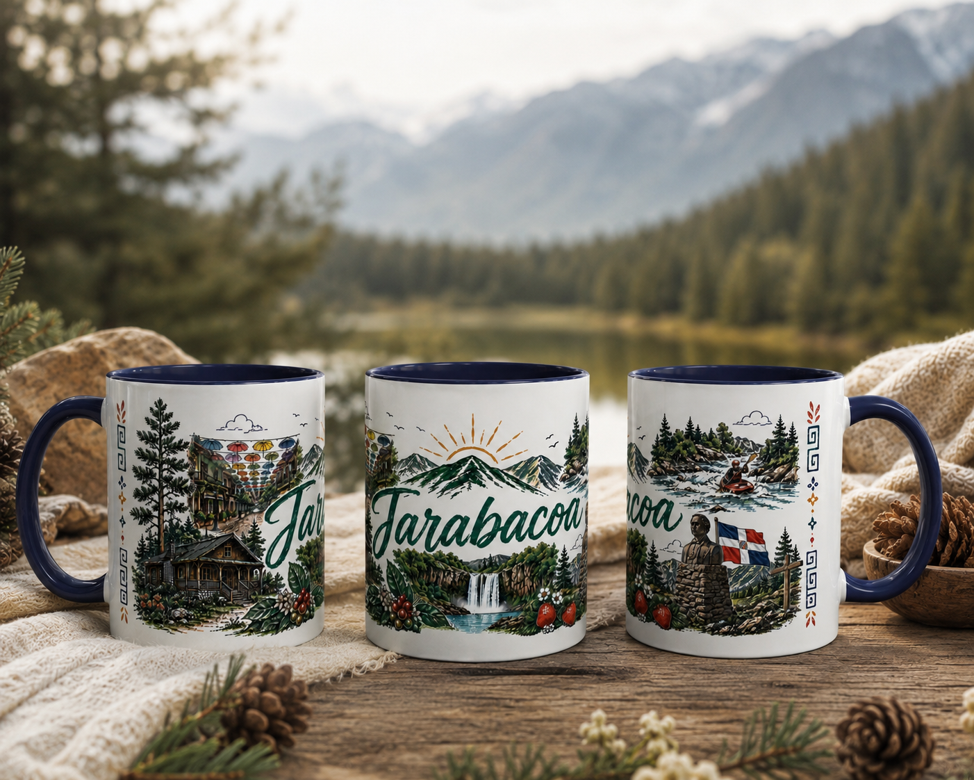 Jarabacoa Dominican Republic Mug | Mountain Coffee Cup | Dominican Souvenir Gift