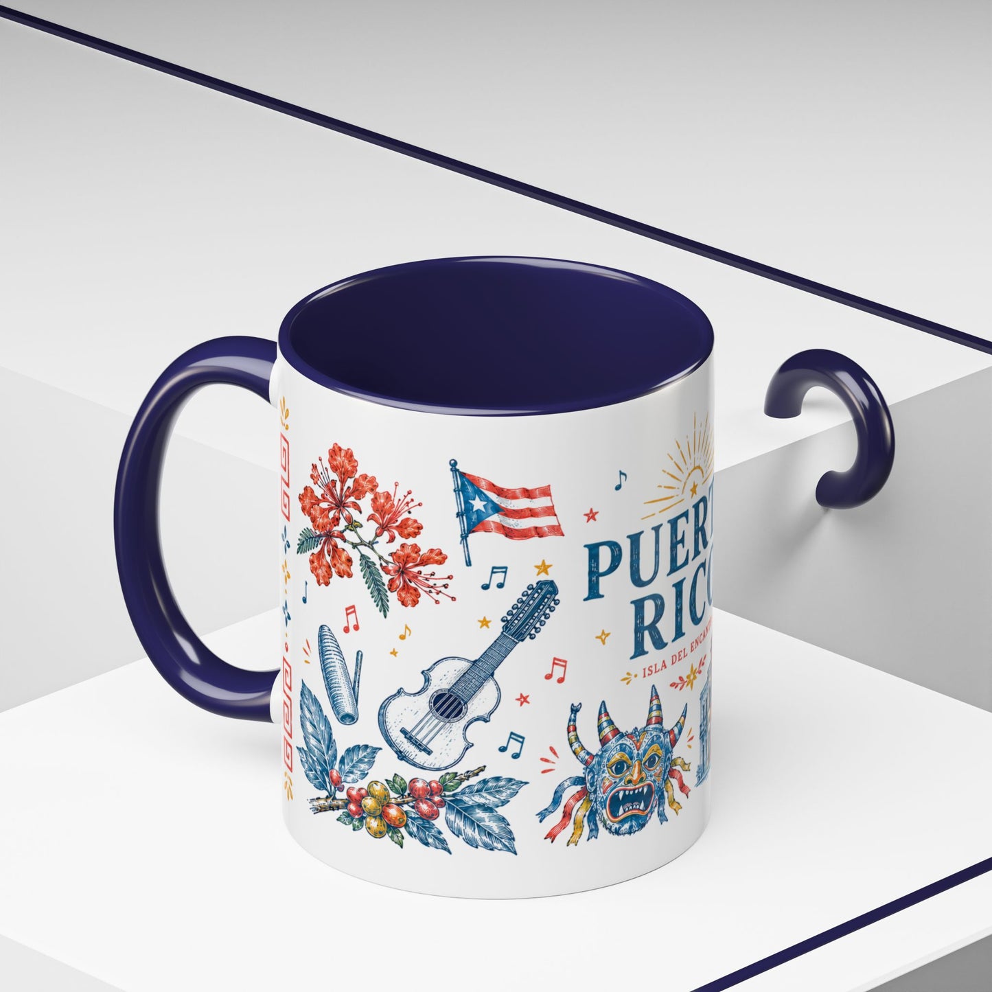 Puerto Rico Ceramic Coffee Mug | Travel Souvenir