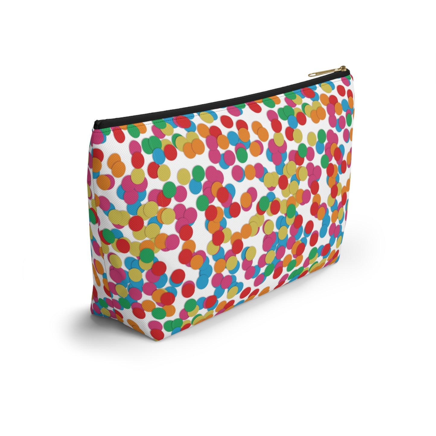 Confetti Dot Cosmetic Pouch | Zipper Makeup Bag