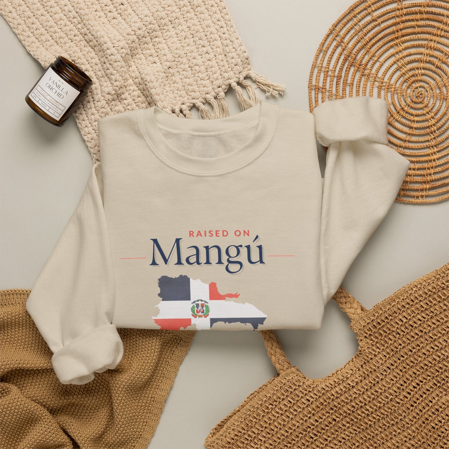 Raised on Mangú, Trained to Save Lives Sweatshirt | Dominican Healthcare Worker Crewneck