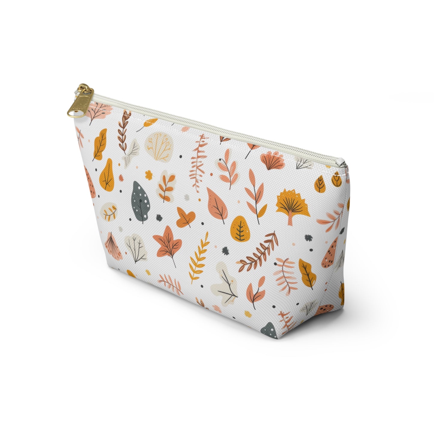 Autumn Leaves Cosmetic Pouch | Zipper Makeup Bag