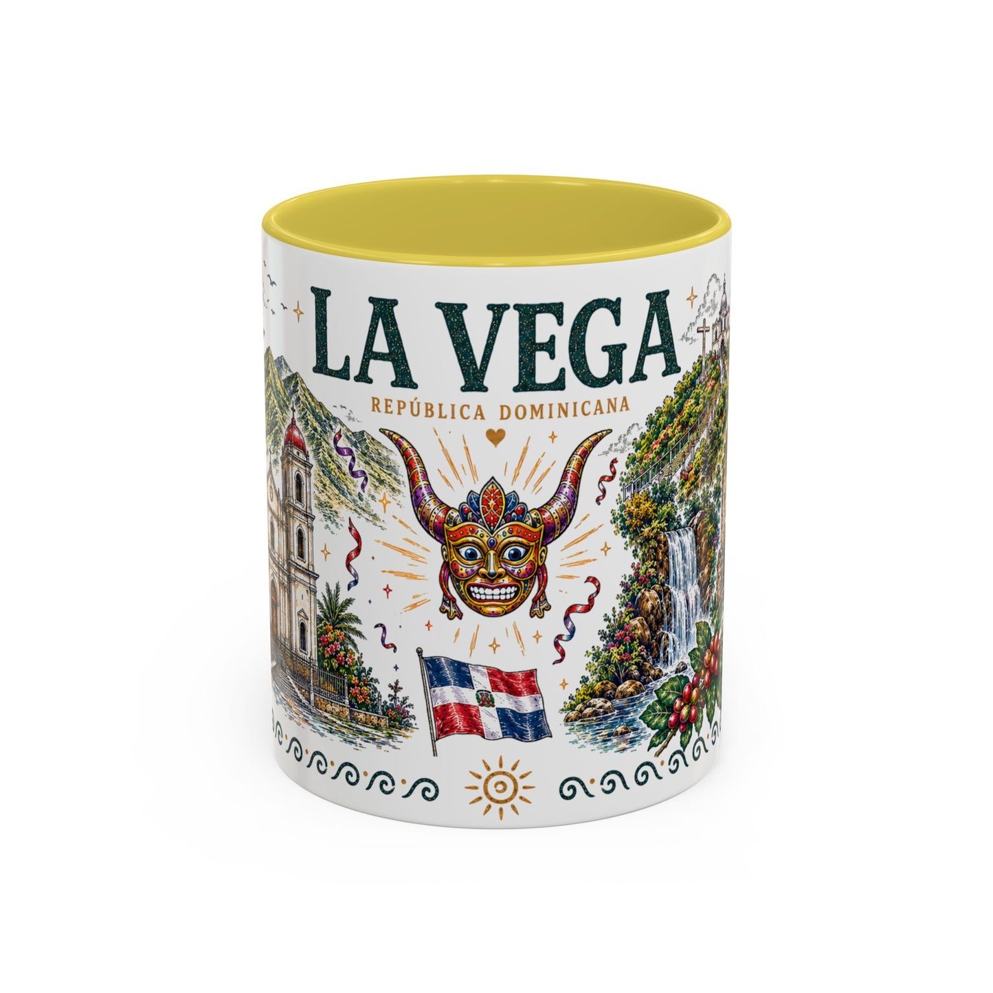 La Vega Dominican Republic Mug | Vintage Dominican Heritage Coffee Cup