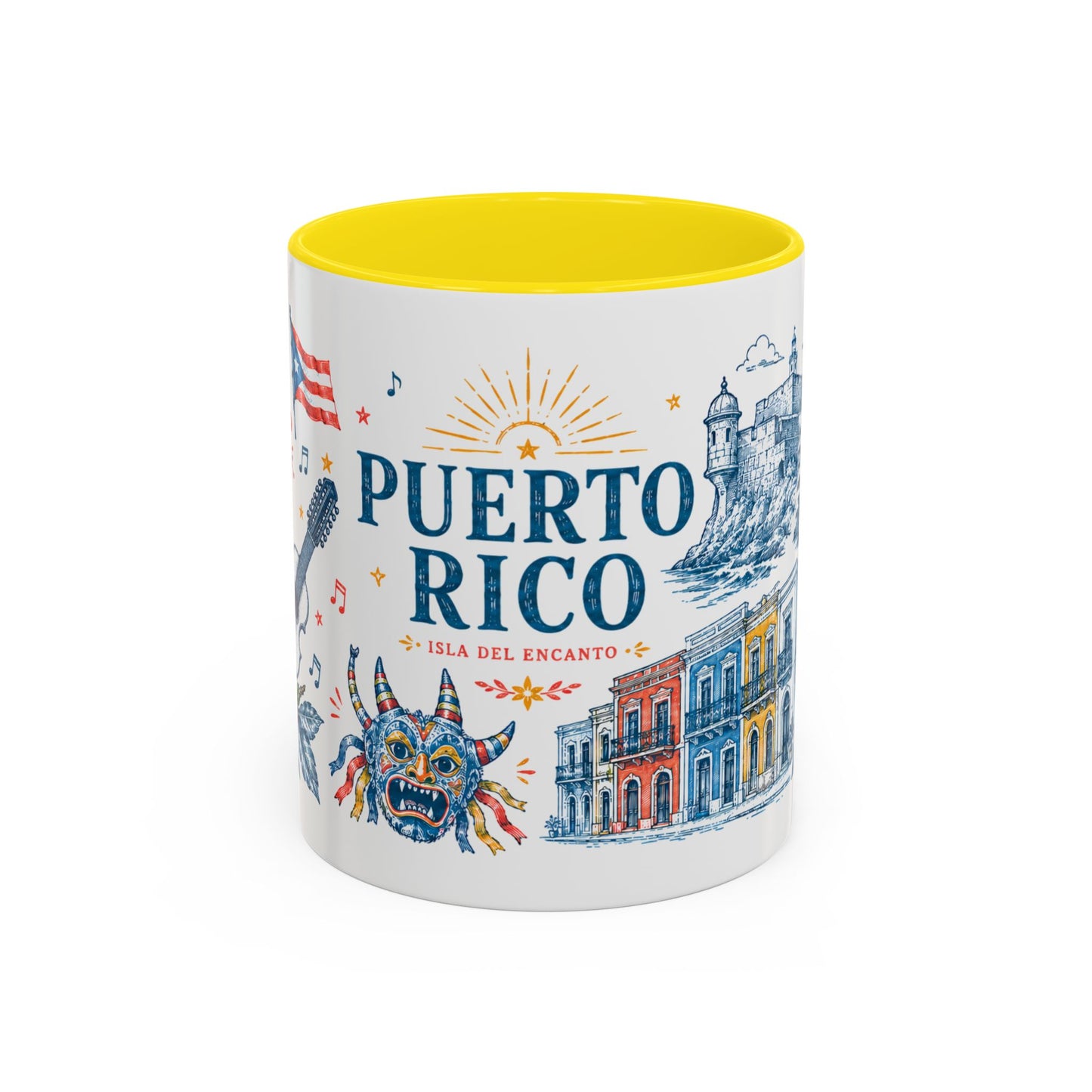 Puerto Rico Ceramic Coffee Mug | Travel Souvenir