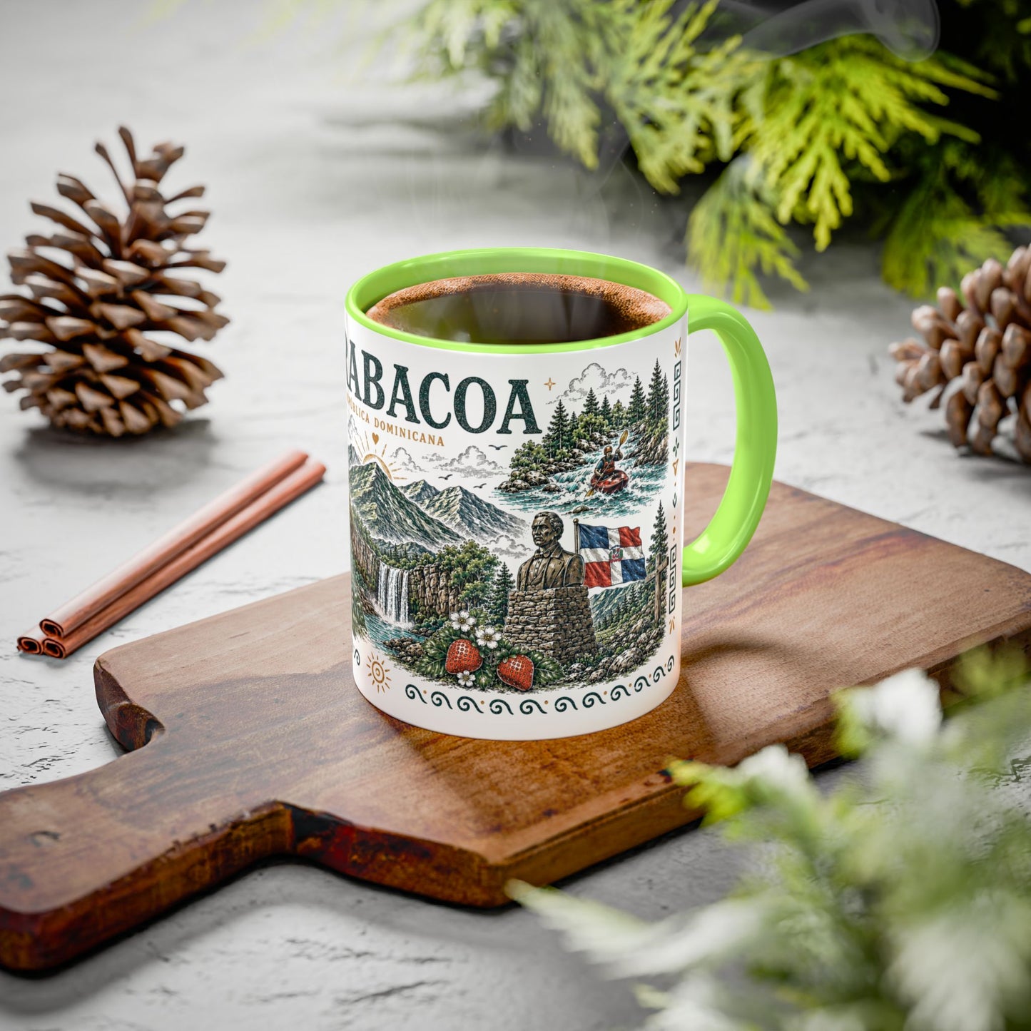 Jarabacoa Dominican Republic Mug | Vintage Dominican Heritage Coffee Cup