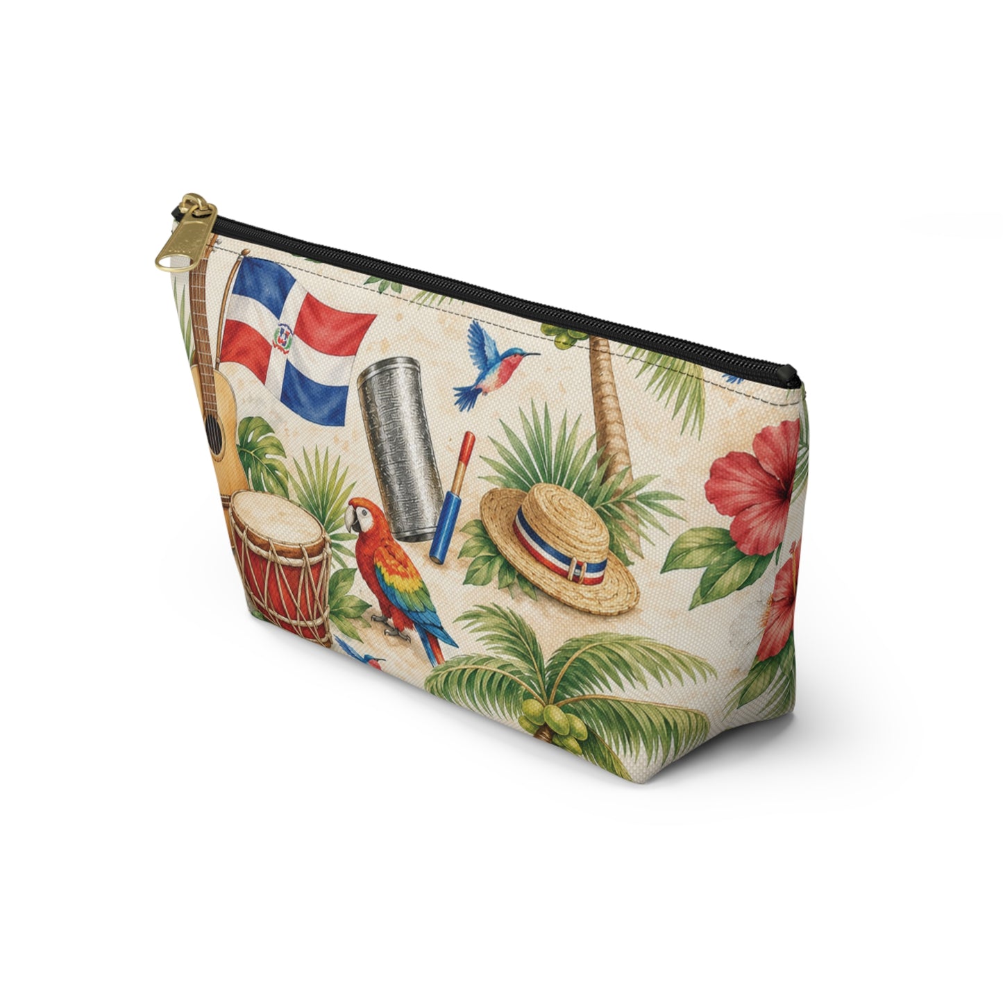 Dominican Republic Travel Pouch | Zipper Makeup Bag