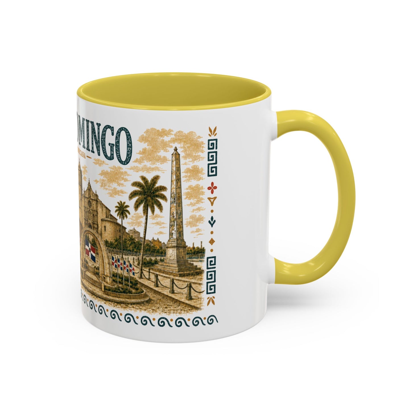 Santo Domingo Dominican Republic Mug | Illustration Ceramic Coffee Mug | Dominican Souvenir Gift