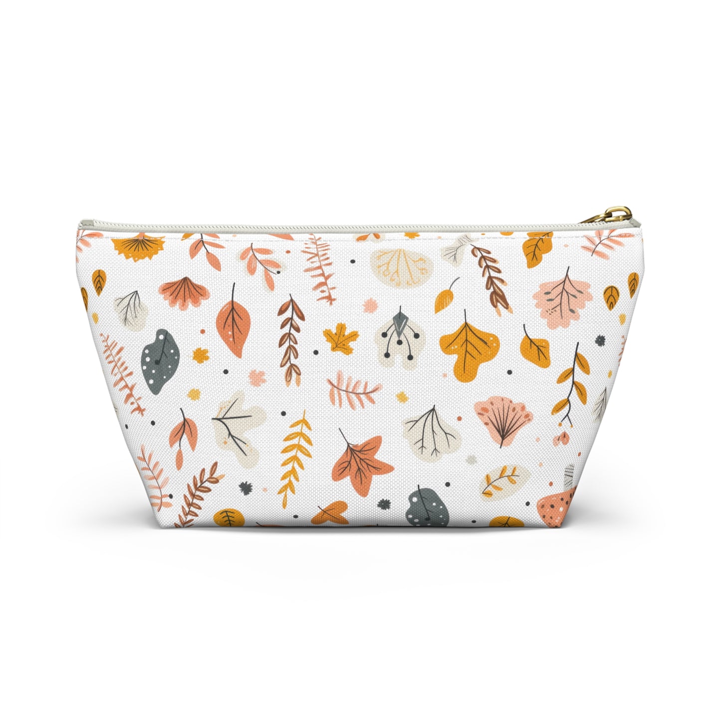 Autumn Leaves Cosmetic Pouch | Zipper Makeup Bag