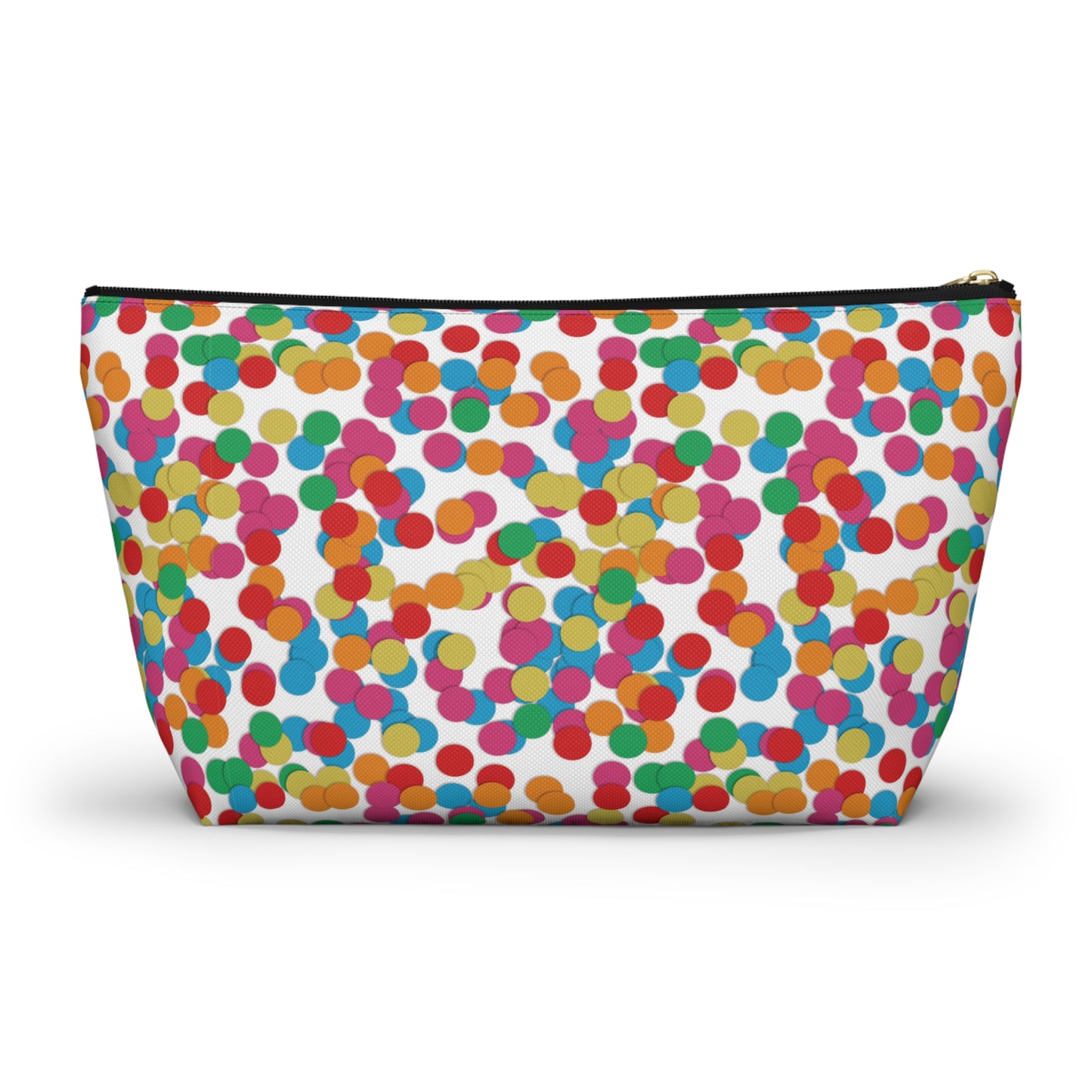 Confetti Dot Cosmetic Pouch | Zipper Makeup Bag