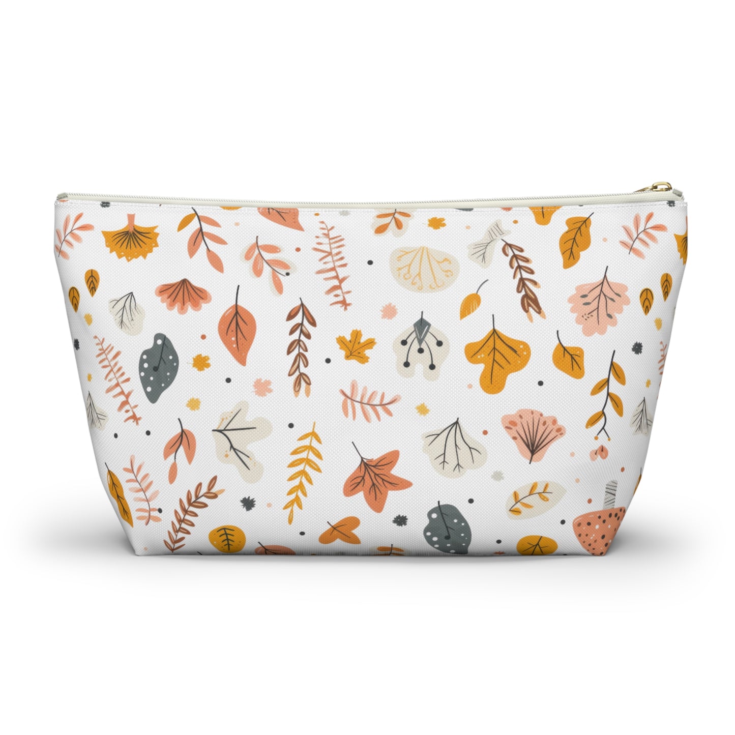 Autumn Leaves Cosmetic Pouch | Zipper Makeup Bag
