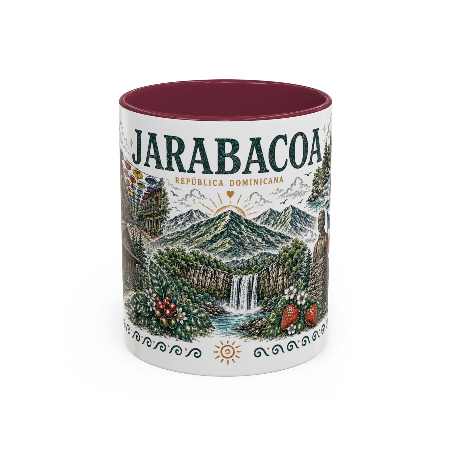 Jarabacoa Dominican Republic Mug | Vintage Dominican Heritage Coffee Cup