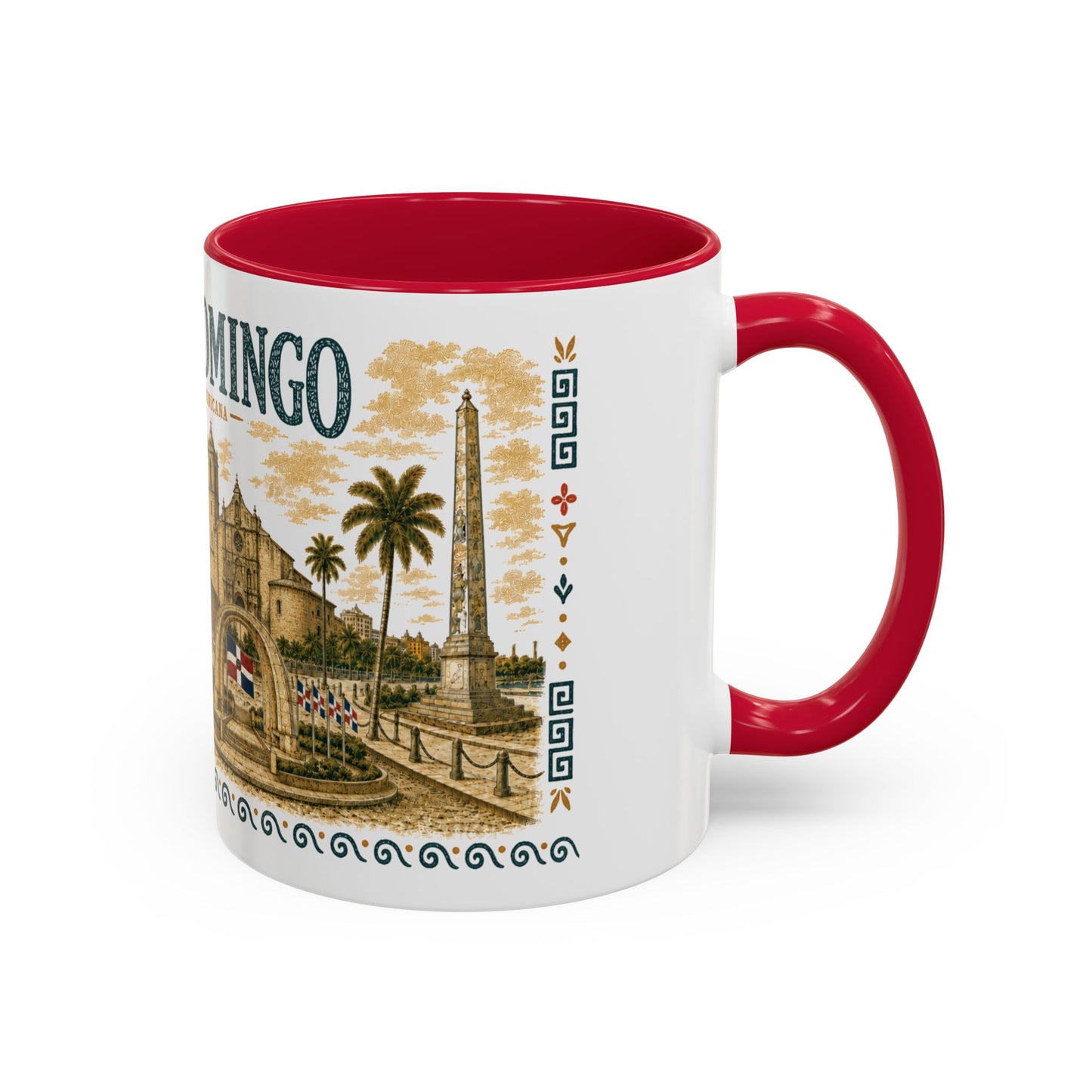 Santo Domingo Dominican Republic Mug | Illustration Ceramic Coffee Mug | Dominican Souvenir Gift