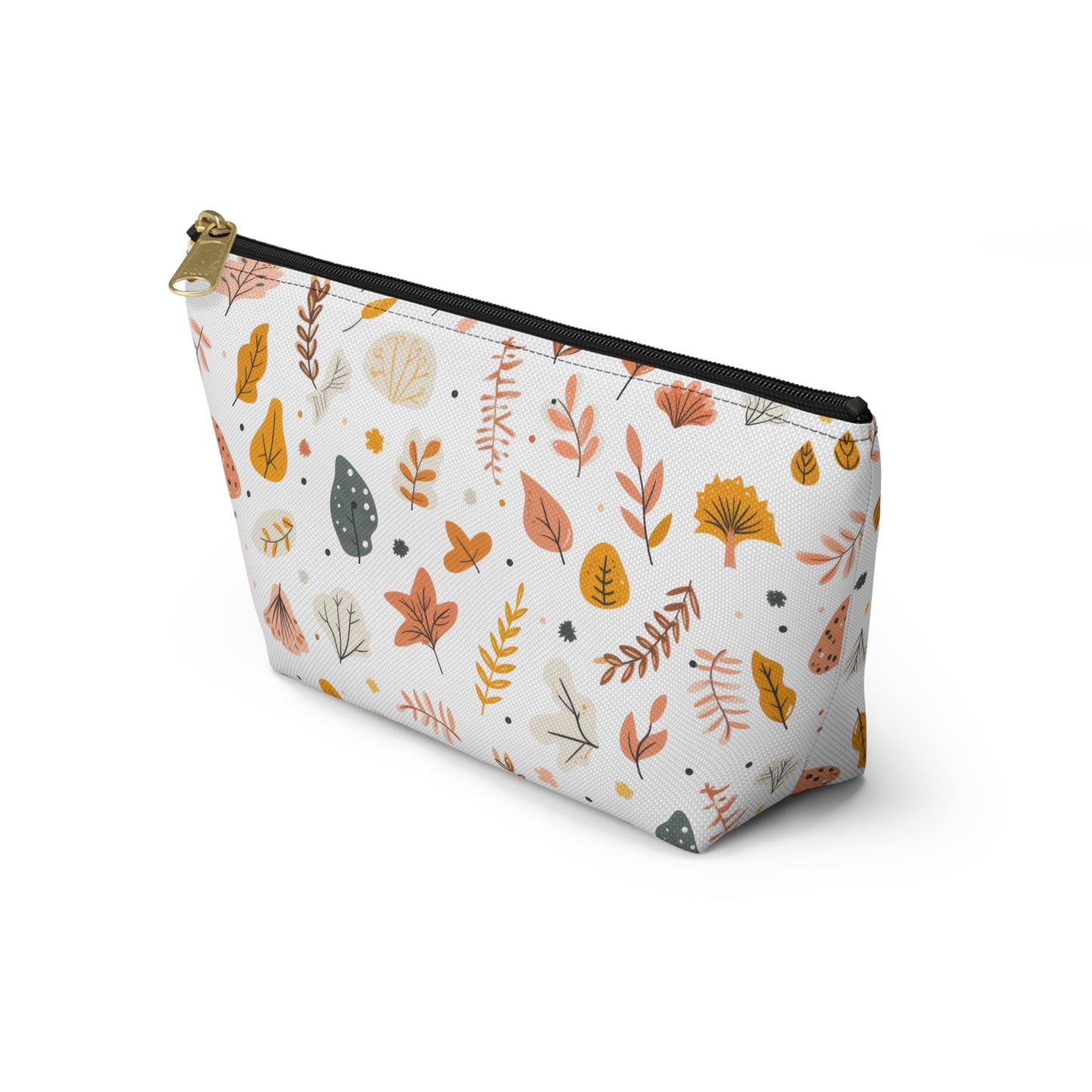 Autumn Leaves Cosmetic Pouch | Zipper Makeup Bag
