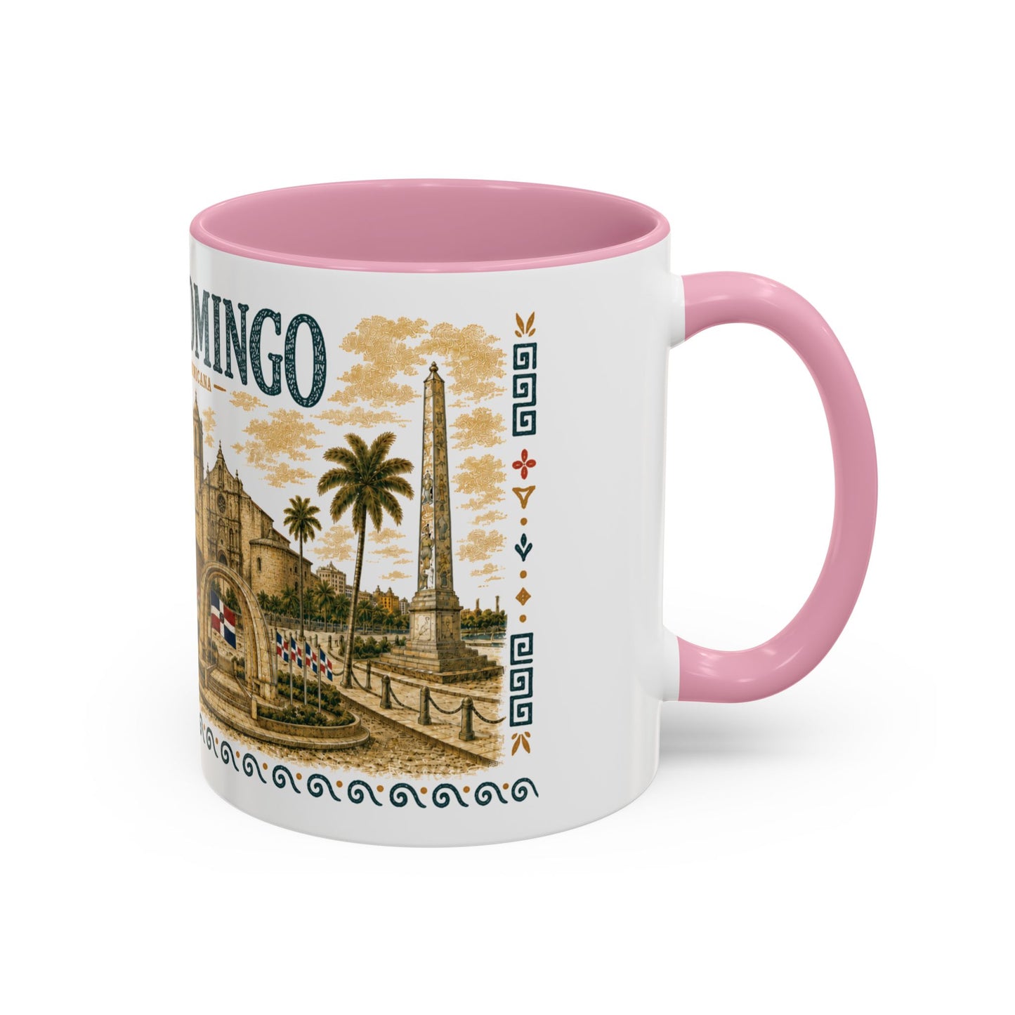 Santo Domingo Dominican Republic Mug | Illustration Ceramic Coffee Mug | Dominican Souvenir Gift
