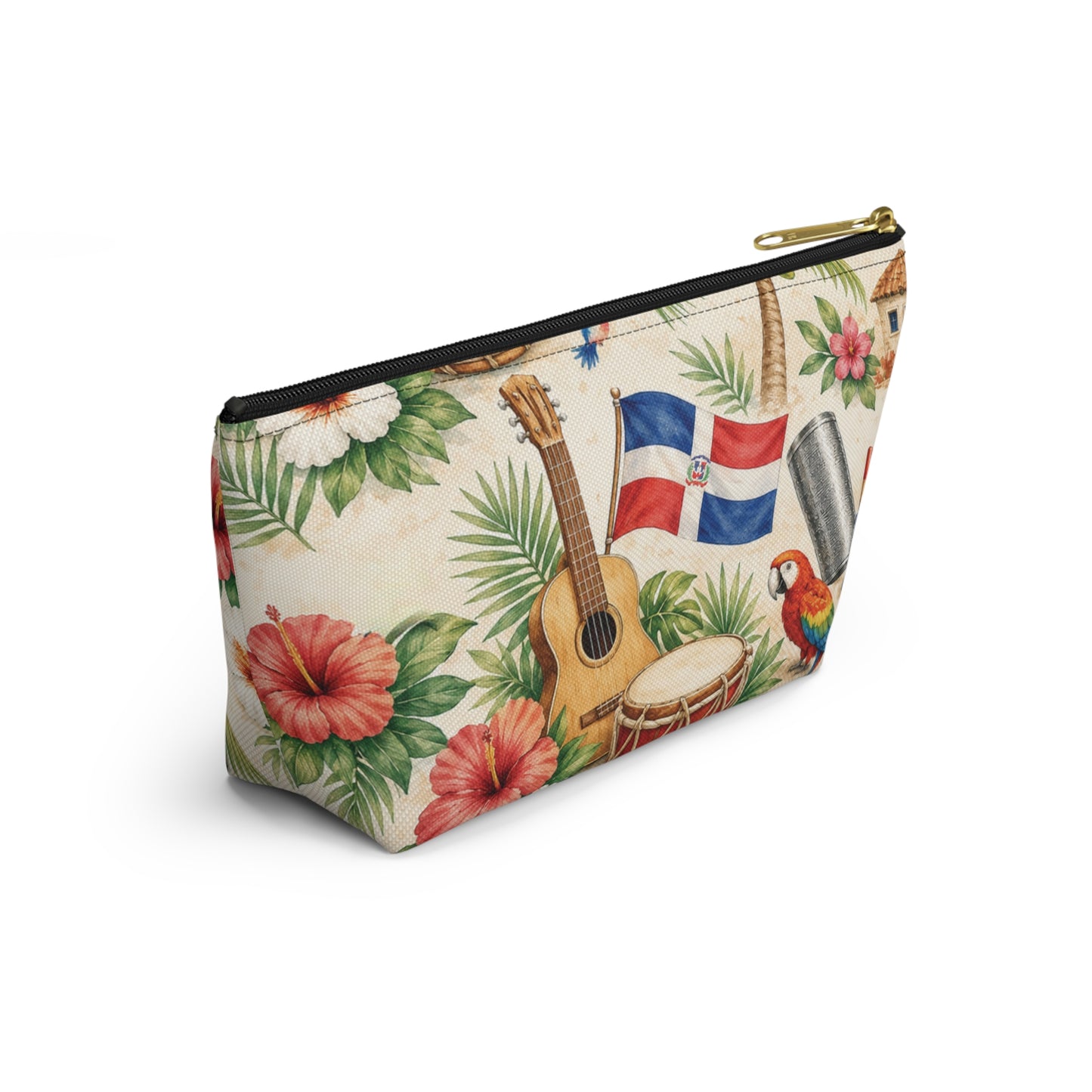 Dominican Republic Travel Pouch | Zipper Makeup Bag