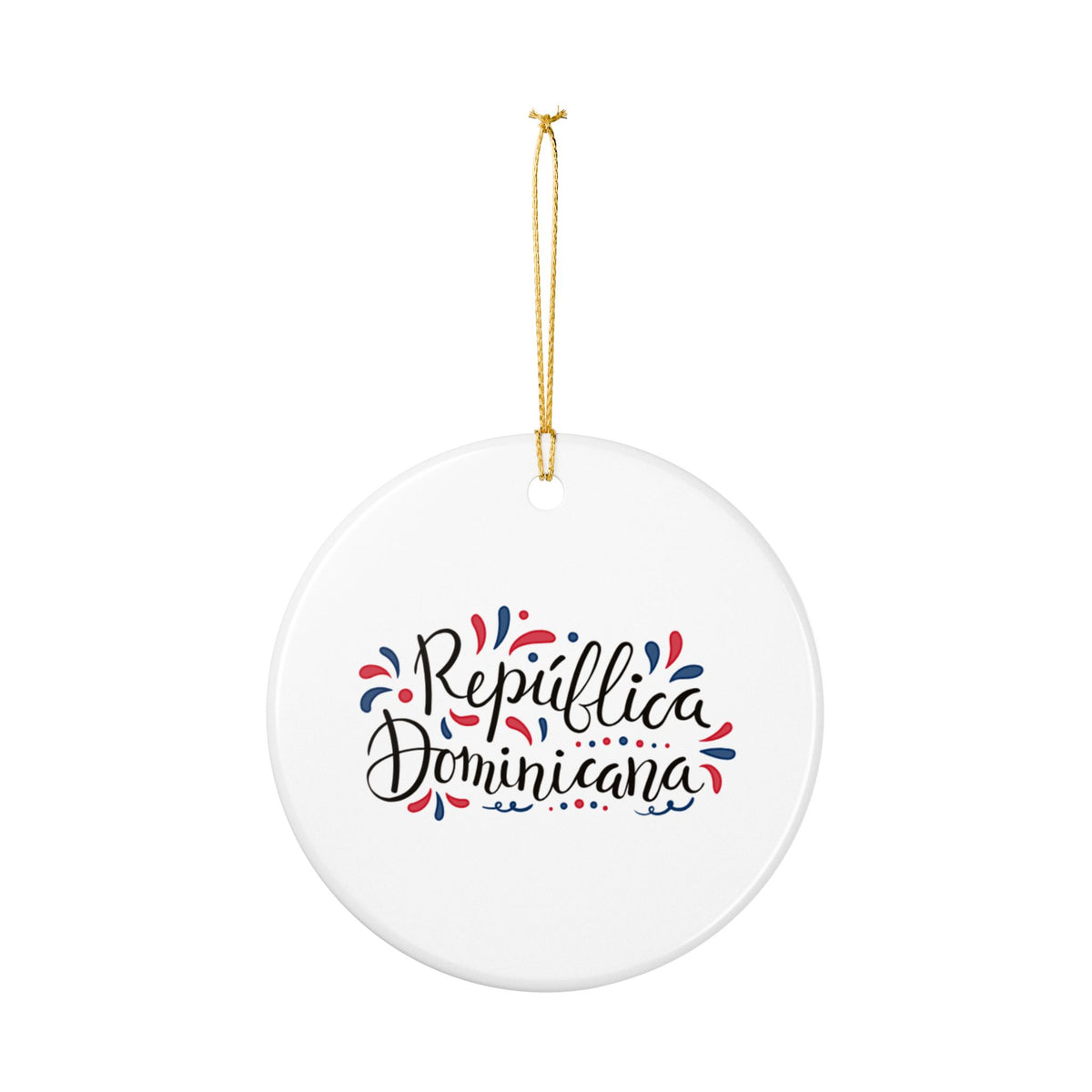 Santo Domingo Dominican Republic Ornament – Illustrated Ceramic Keepsake