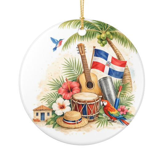 República Dominicana Ceramic Ornament