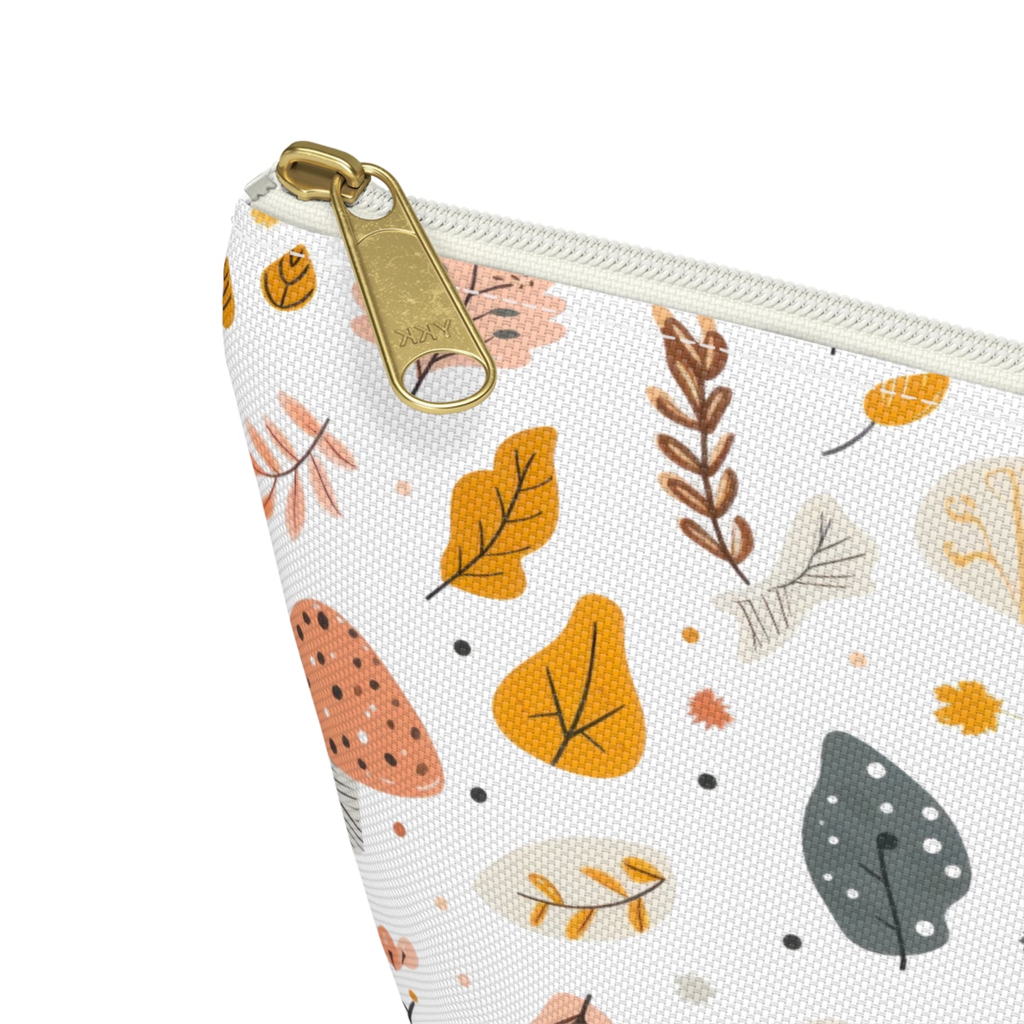 Autumn Leaves Cosmetic Pouch | Zipper Makeup Bag