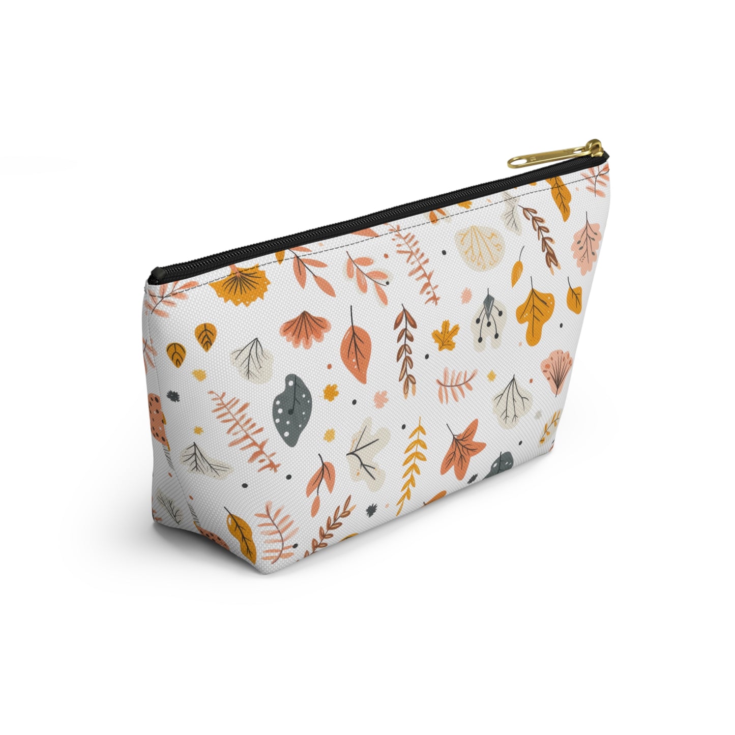 Autumn Leaves Cosmetic Pouch | Zipper Makeup Bag