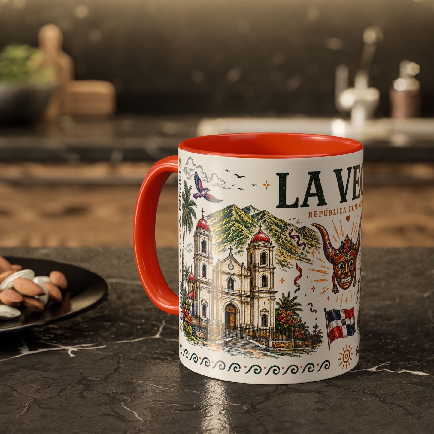 La Vega Dominican Republic Mug | Vintage Dominican Heritage Coffee Cup