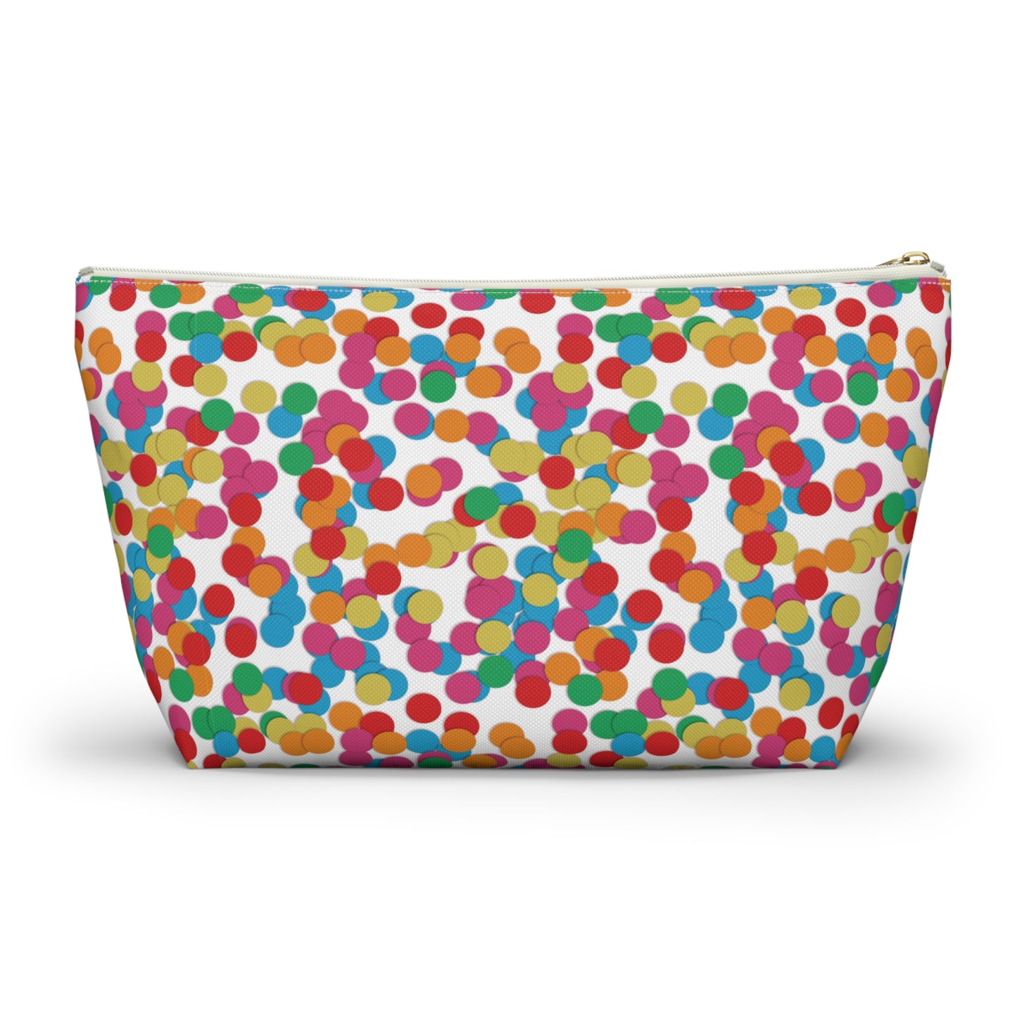 Confetti Dot Cosmetic Pouch | Zipper Makeup Bag