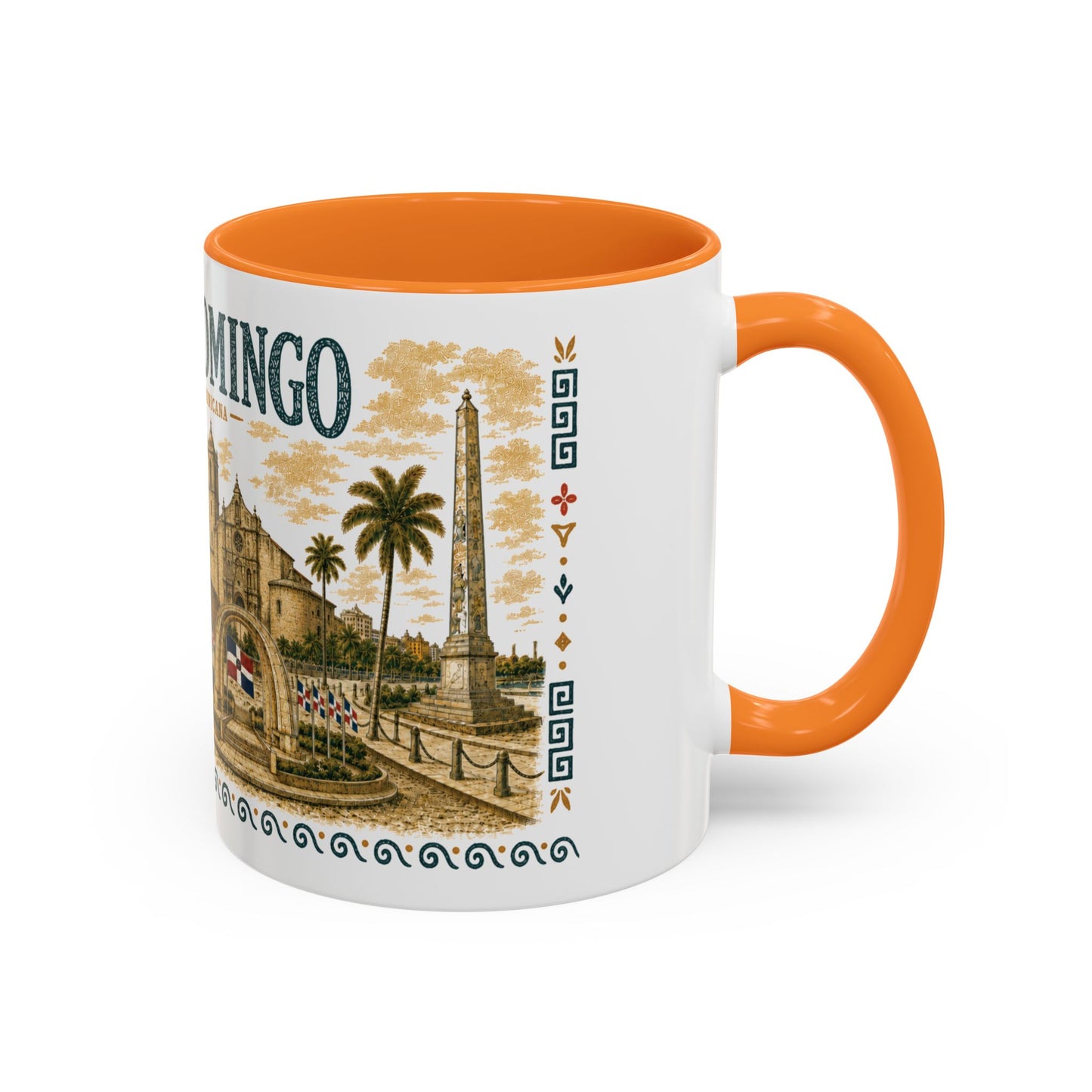 Santo Domingo Dominican Republic Mug | Illustration Ceramic Coffee Mug | Dominican Souvenir Gift