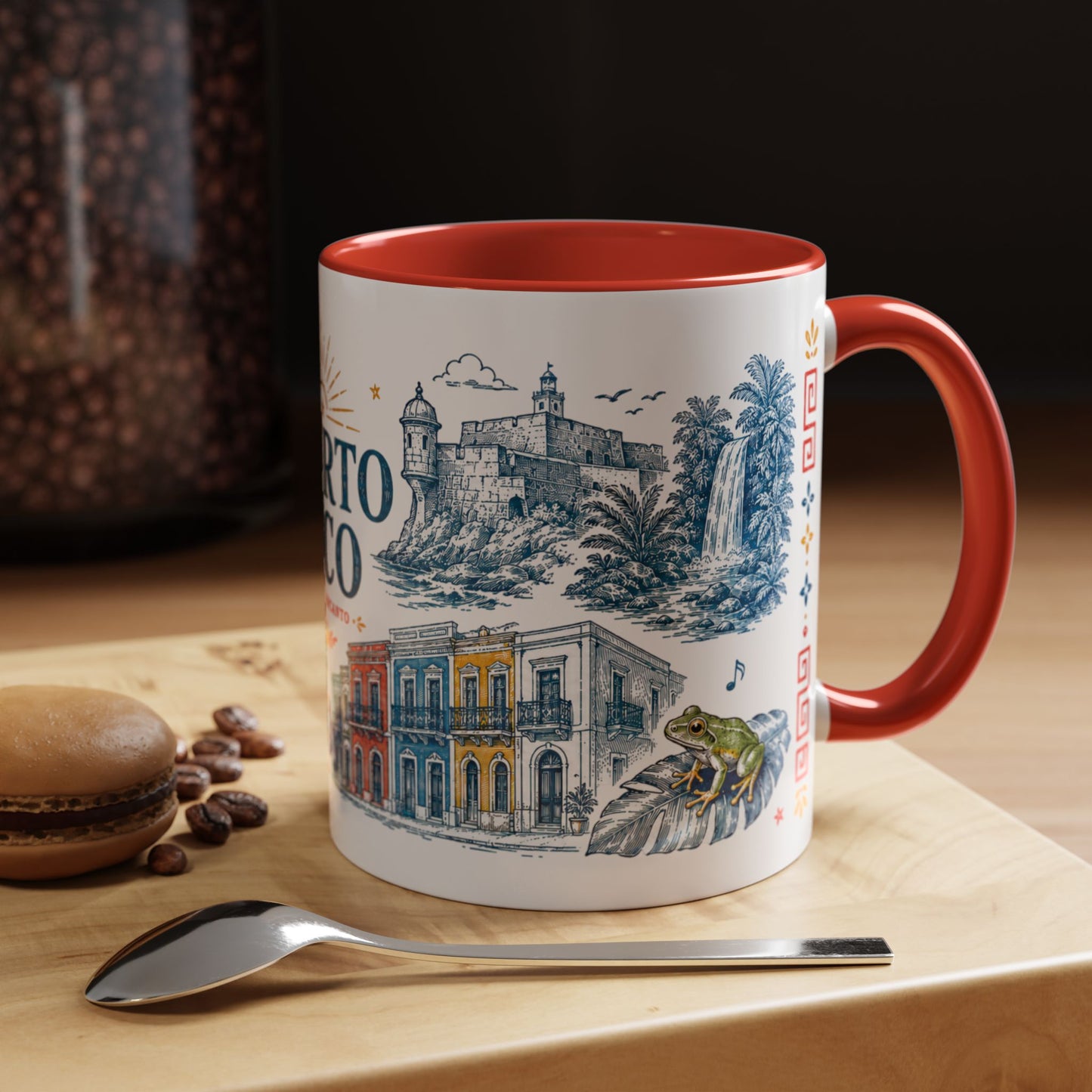 Puerto Rico Ceramic Coffee Mug | Travel Souvenir