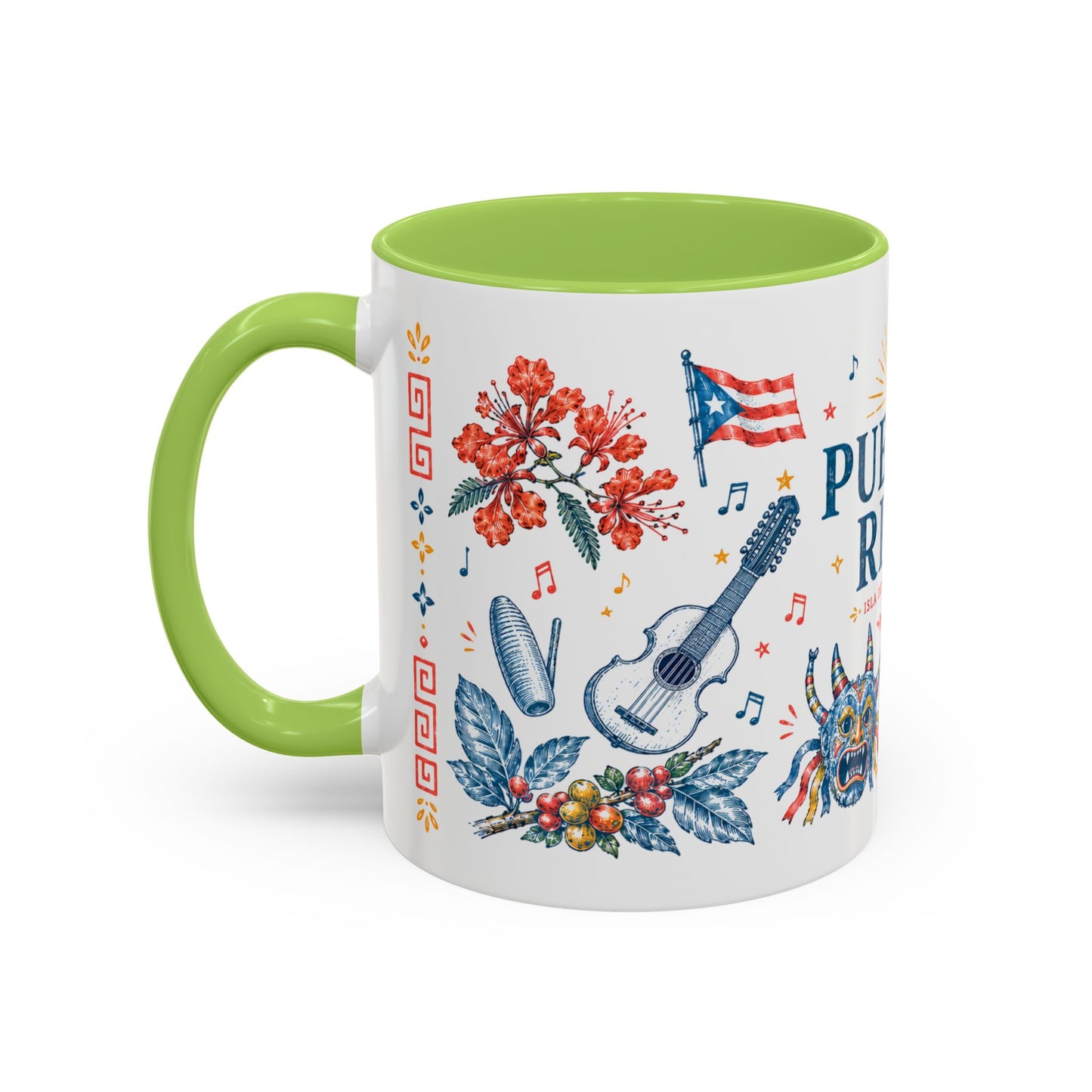 Puerto Rico Ceramic Coffee Mug | Travel Souvenir