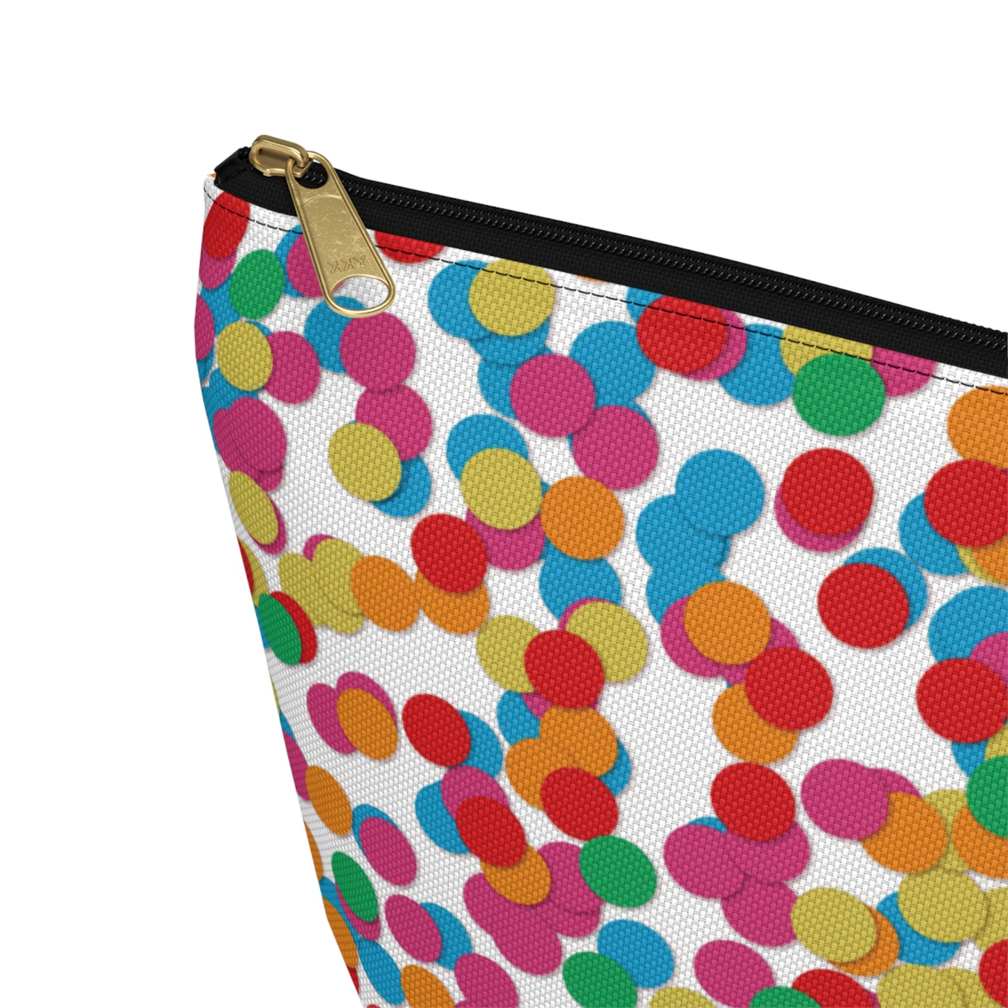 Confetti Dot Cosmetic Pouch | Zipper Makeup Bag