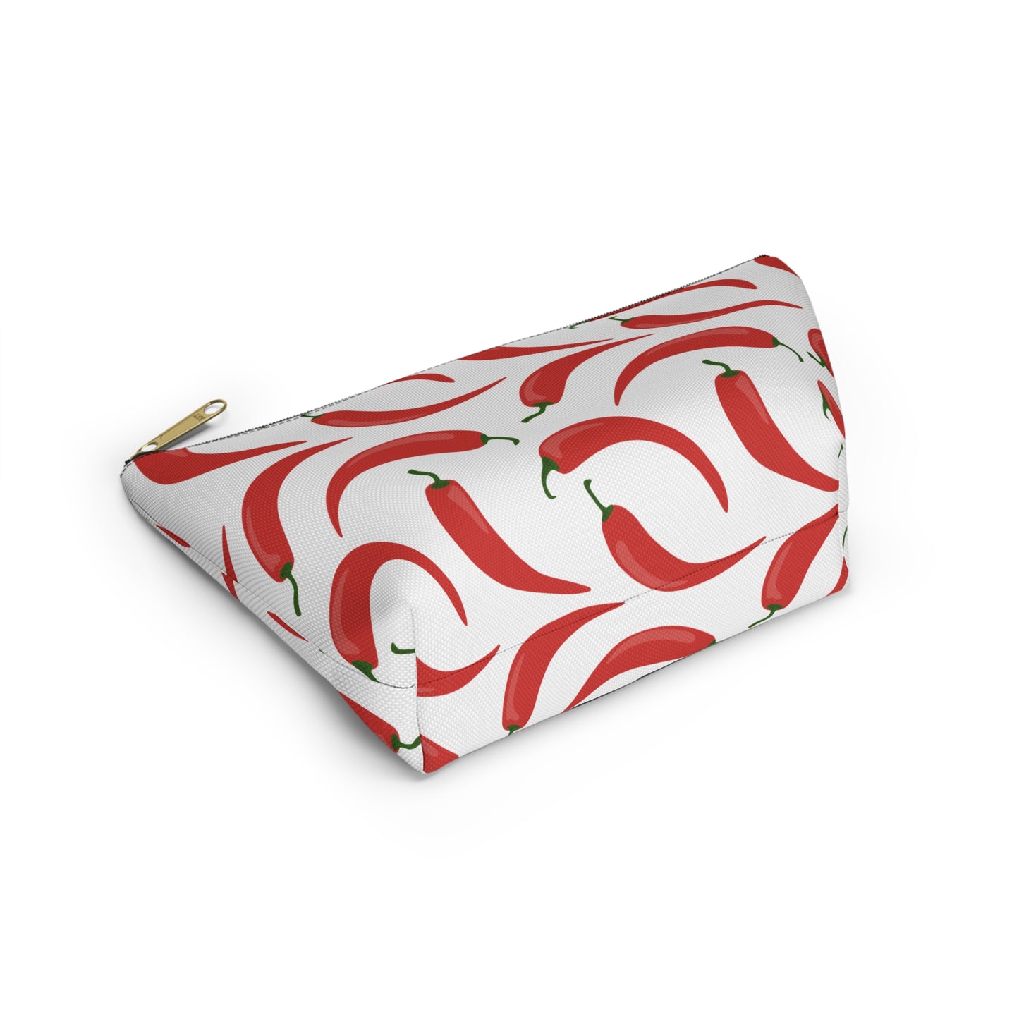 Spicy Red Chili Pepper Cosmetic Pouch |  Zipper Makeup Bag