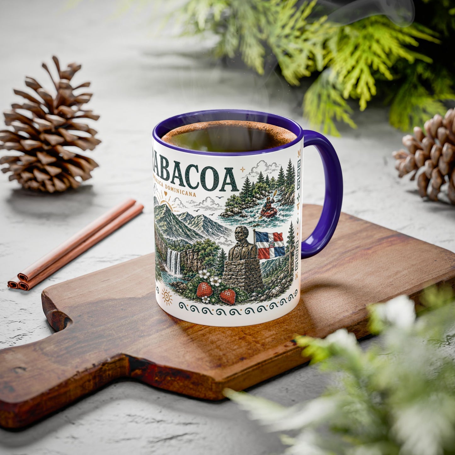 Jarabacoa Dominican Republic Mug | Vintage Dominican Heritage Coffee Cup