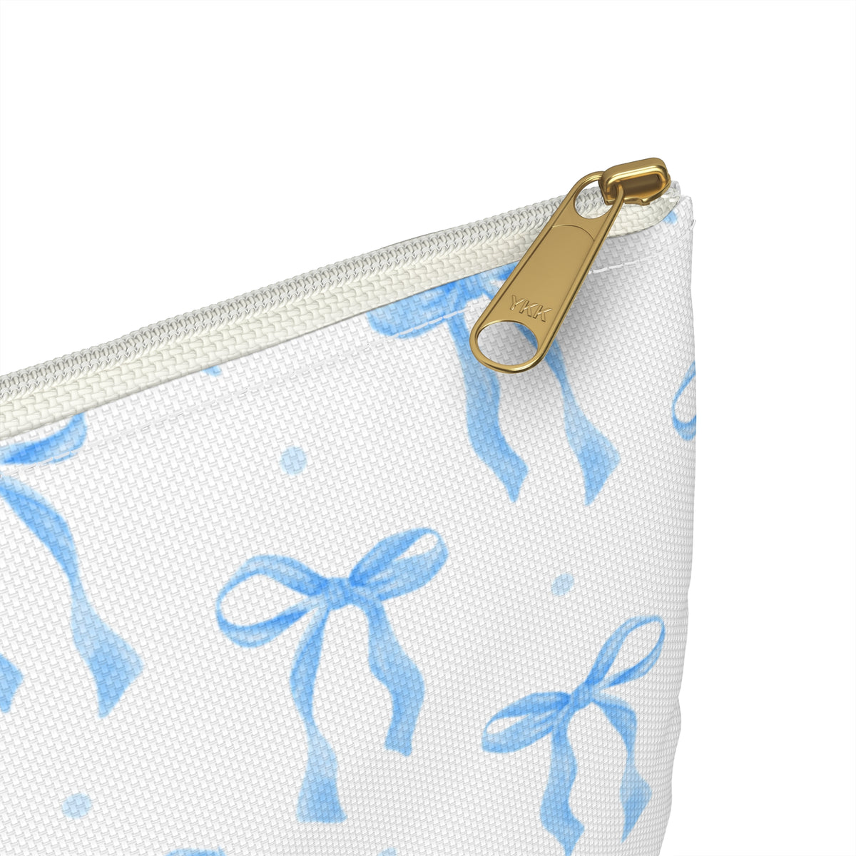 Blue Bow Makeup Bag – Coquette Cosmetic & Travel Pouch