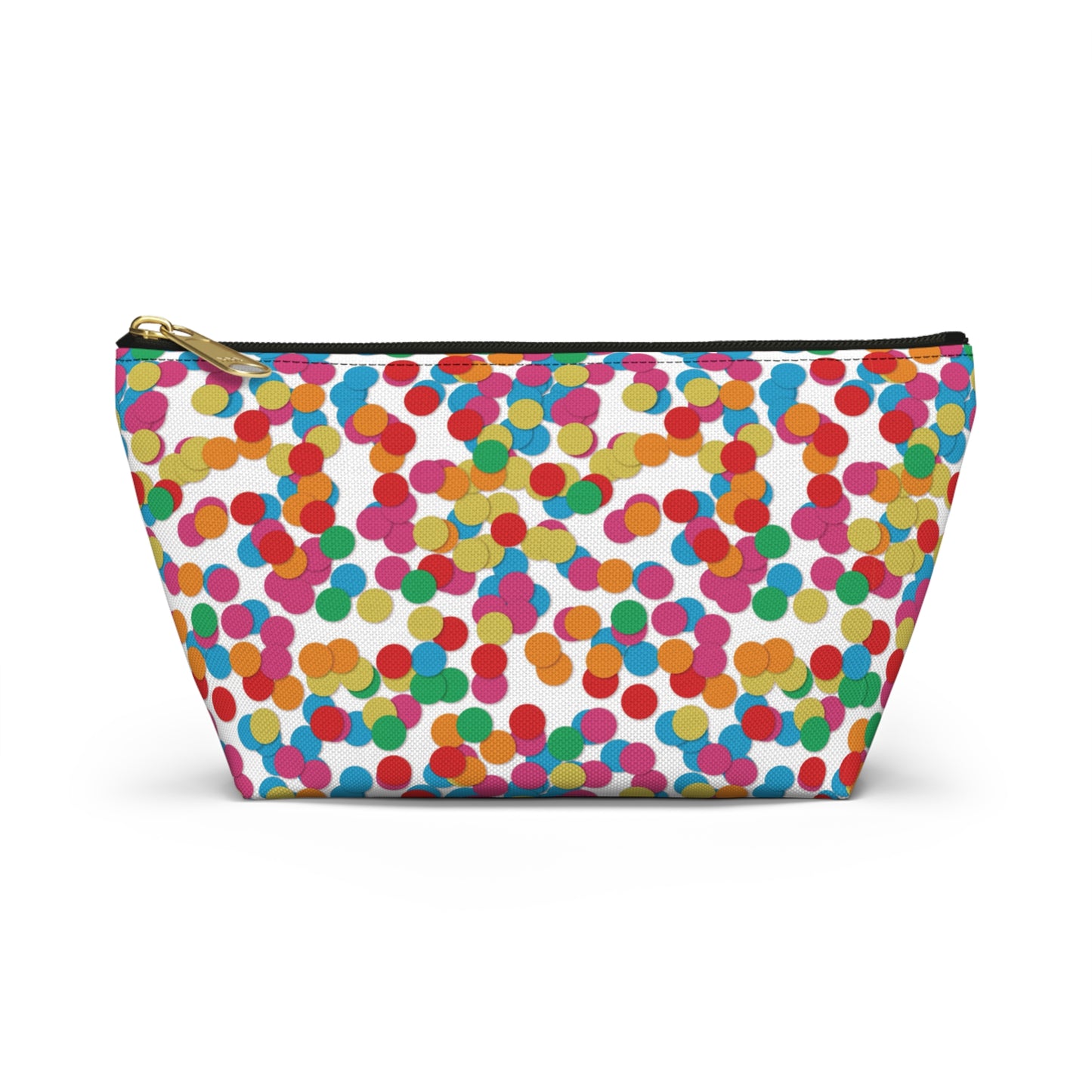 Confetti Dot Cosmetic Pouch | Zipper Makeup Bag
